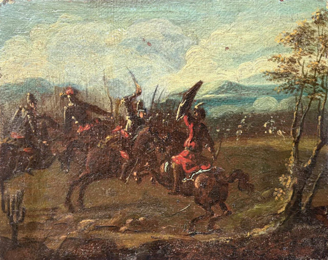 Circle of JACQUES COURTOIS (Saint-Hippolyte, France, 1621 - Rome