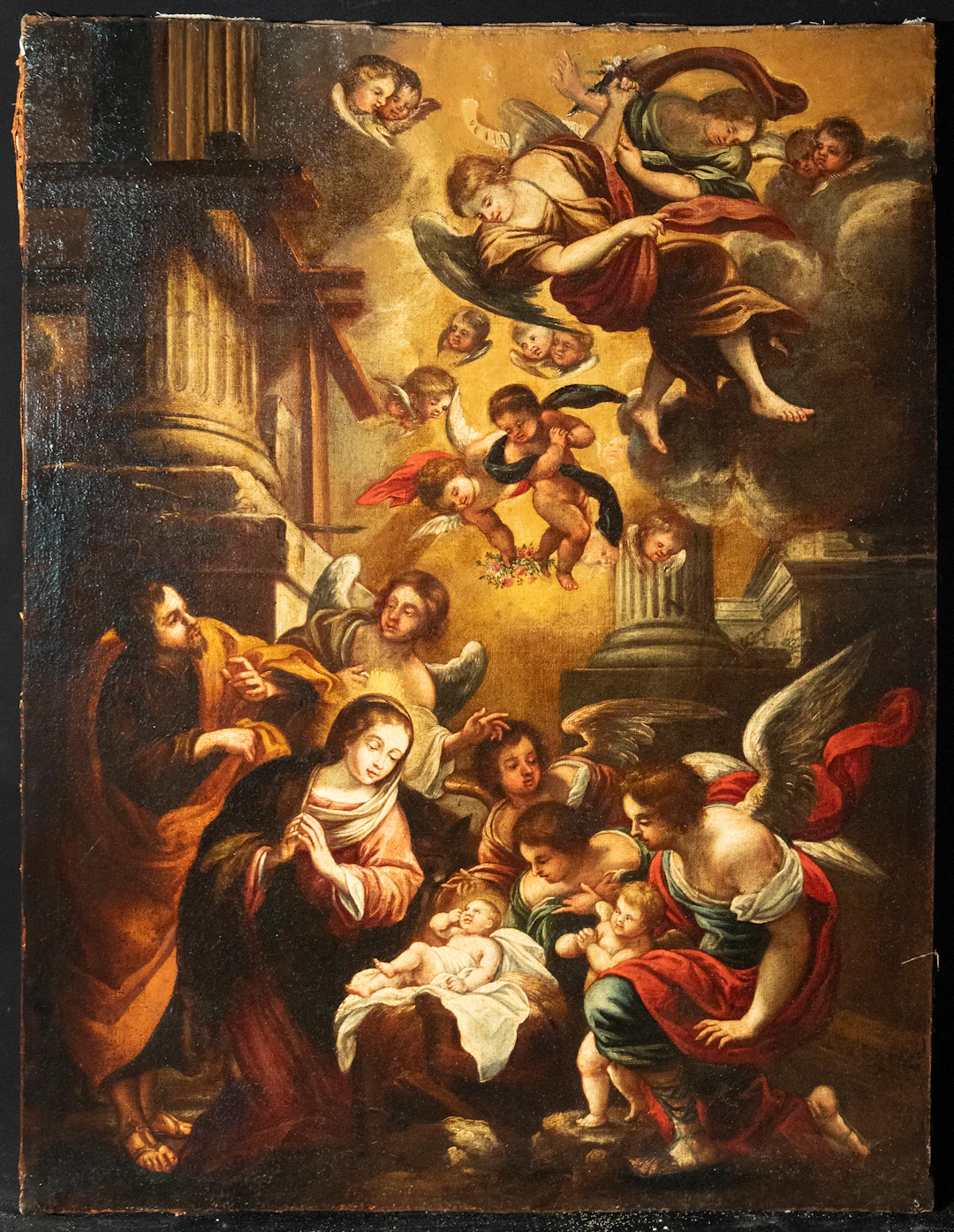 "ADORATION" Juan de Valdés Leal (Seville, 1622-1690) ATTR
