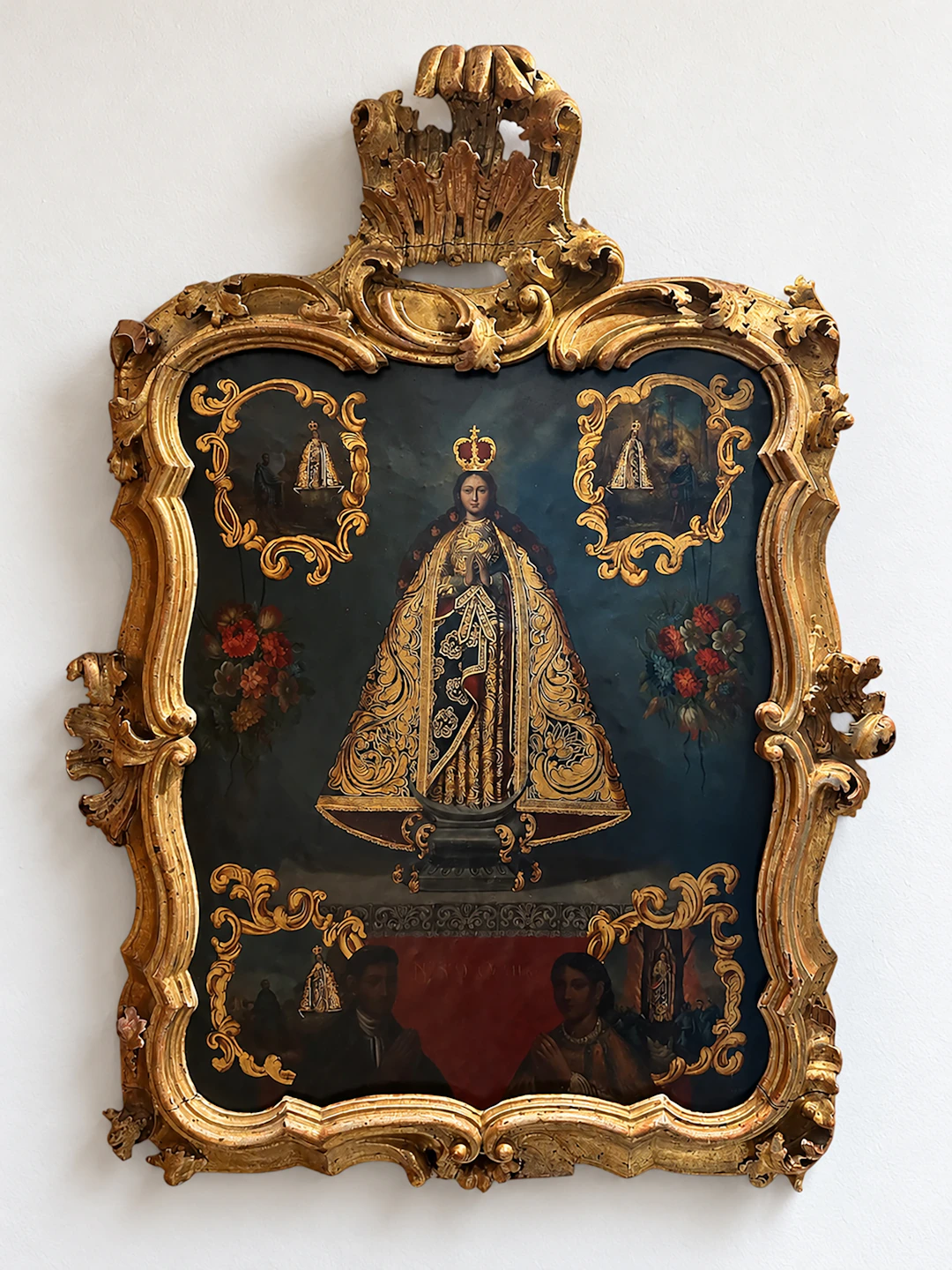 Colonial school in New Spain, Mexico, 18th century - Our Lady of Ocotlán