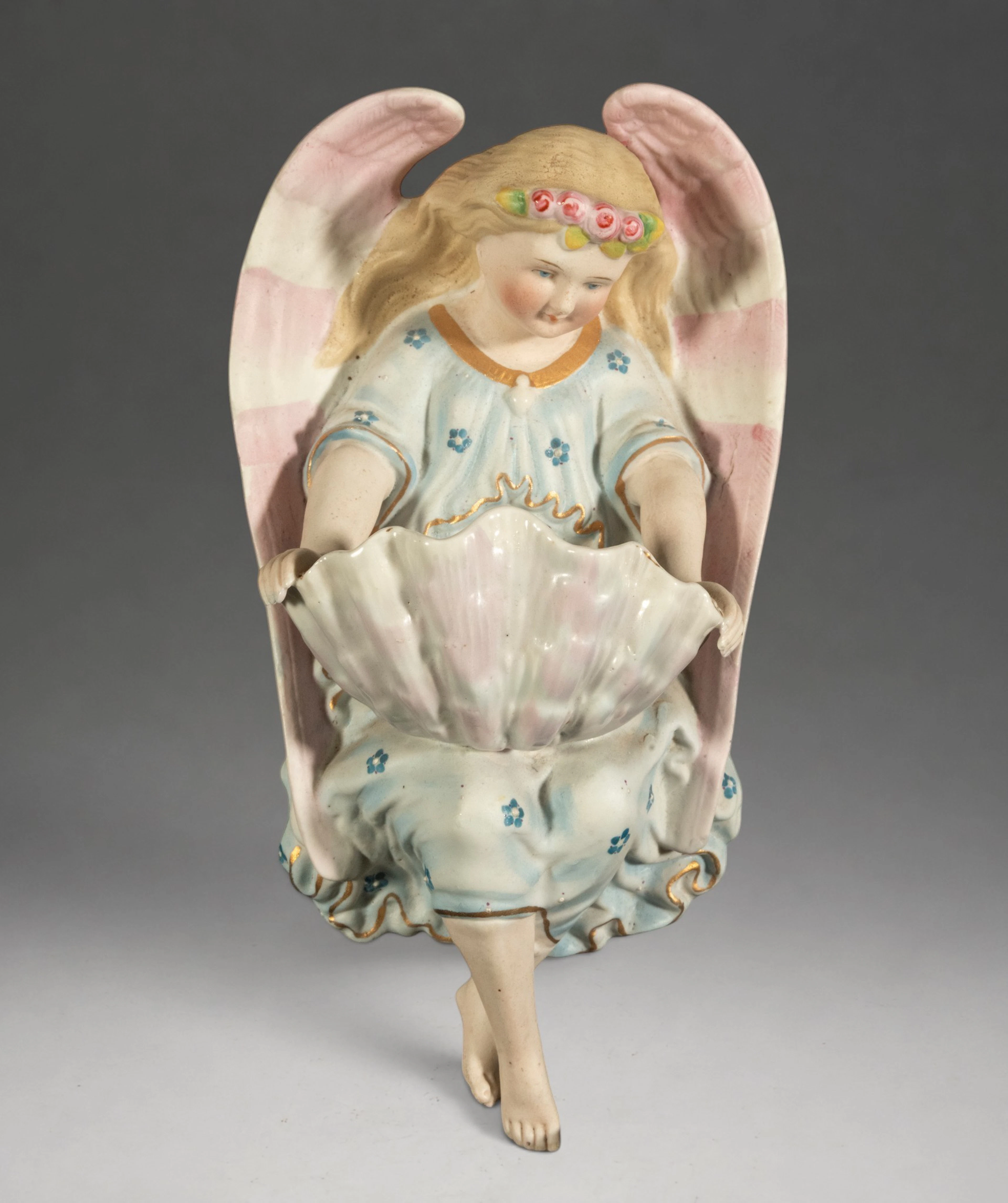 Holy Water Bowl with Angel 27 cm