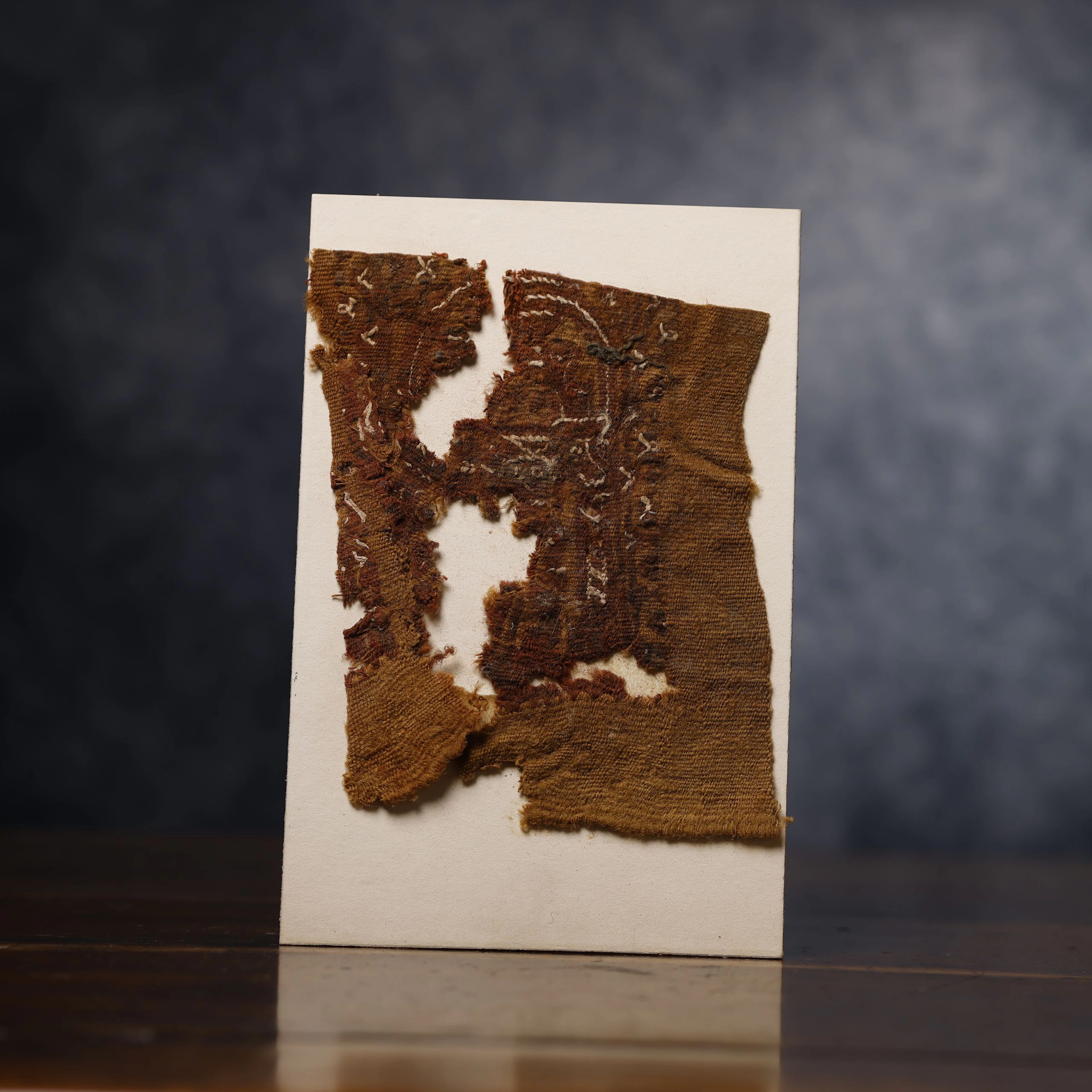 Fragment of a Coptic Paleo-Christian Monk or Hermit's Cloth in Wool
