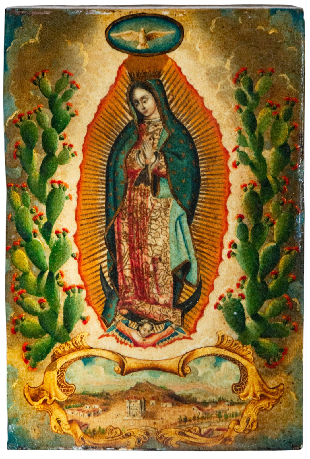 Virgin of Guadalupe – Mexican Colonial School – 18th Century
