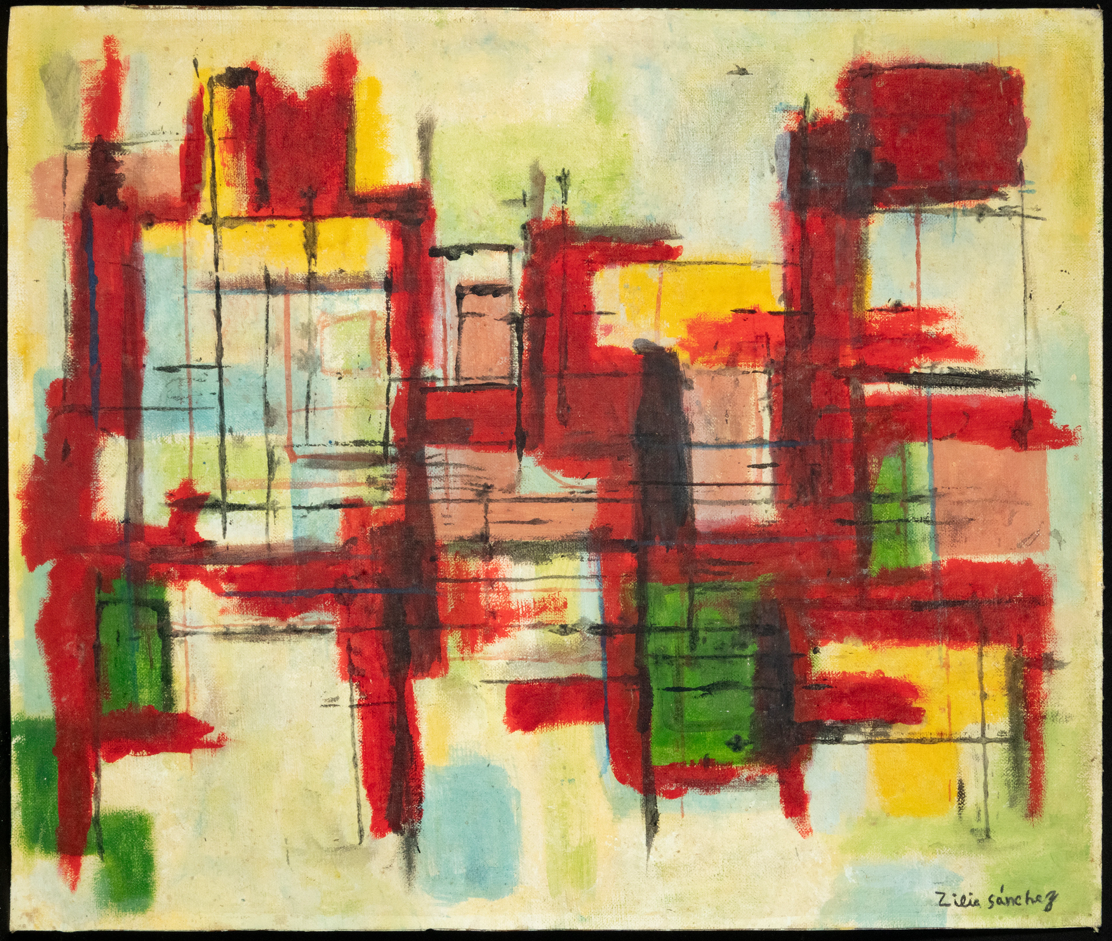 CILIA SÁNCHEZ, SIGNED, LATIN AMERICAN ART