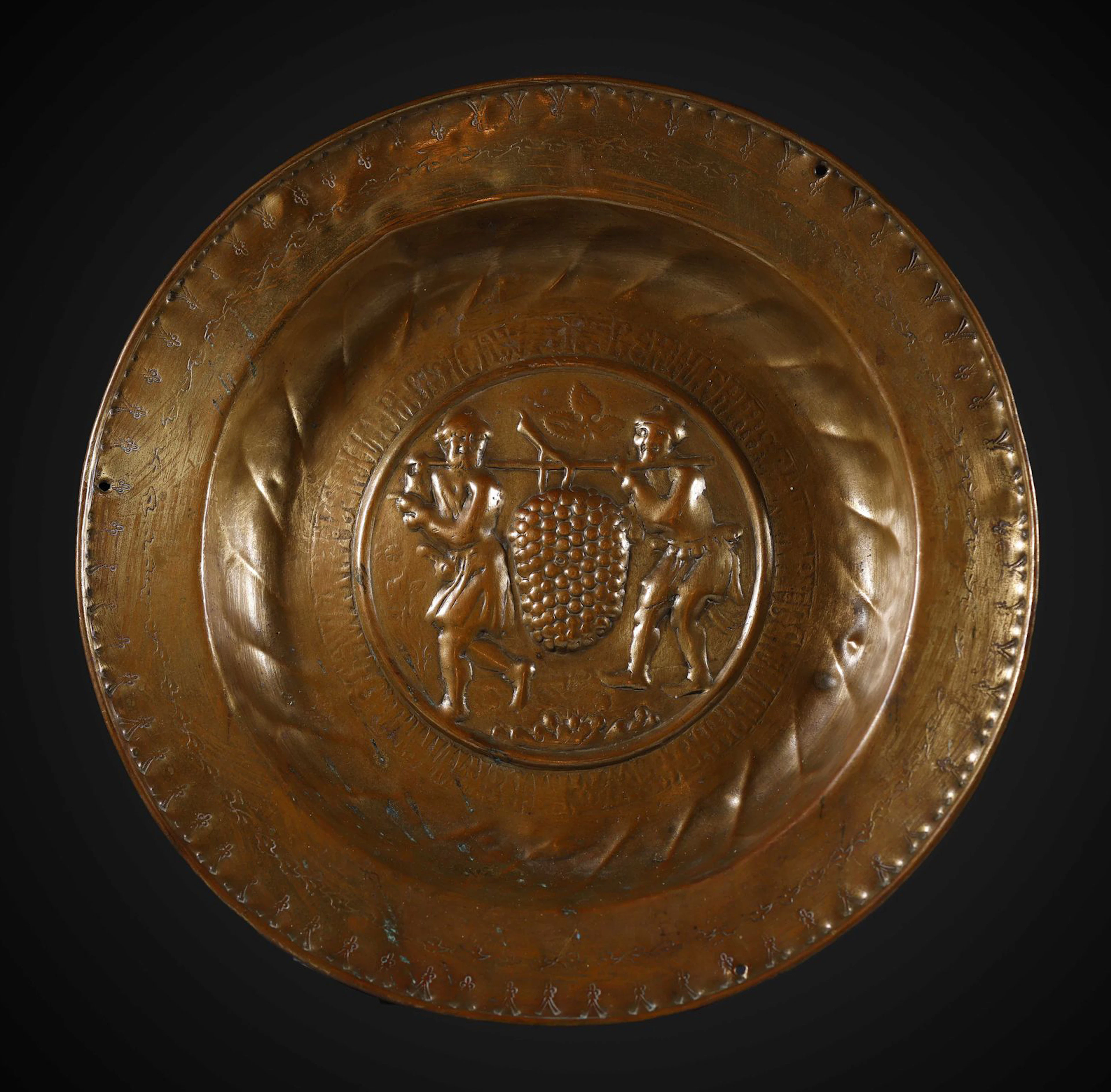Large Alms Plate from Nuremberg, Germany, 16th/17th century