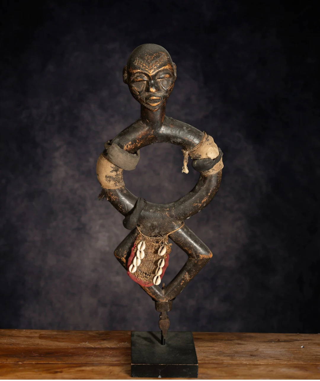 African Tribal Art - Central Africa - Congo, rare fertility wood