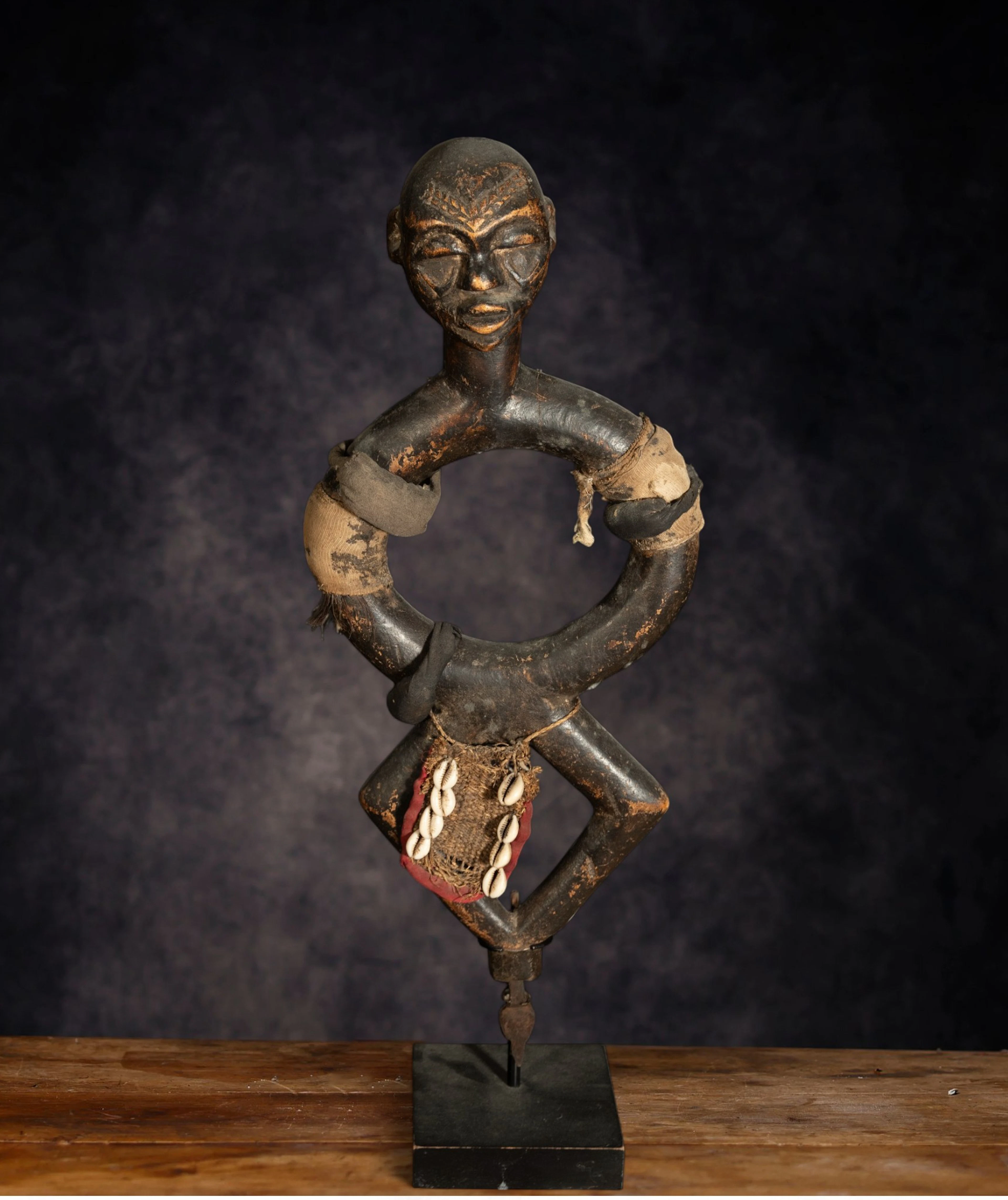 African Tribal Art - Central Africa - Congo, rare fertility wood