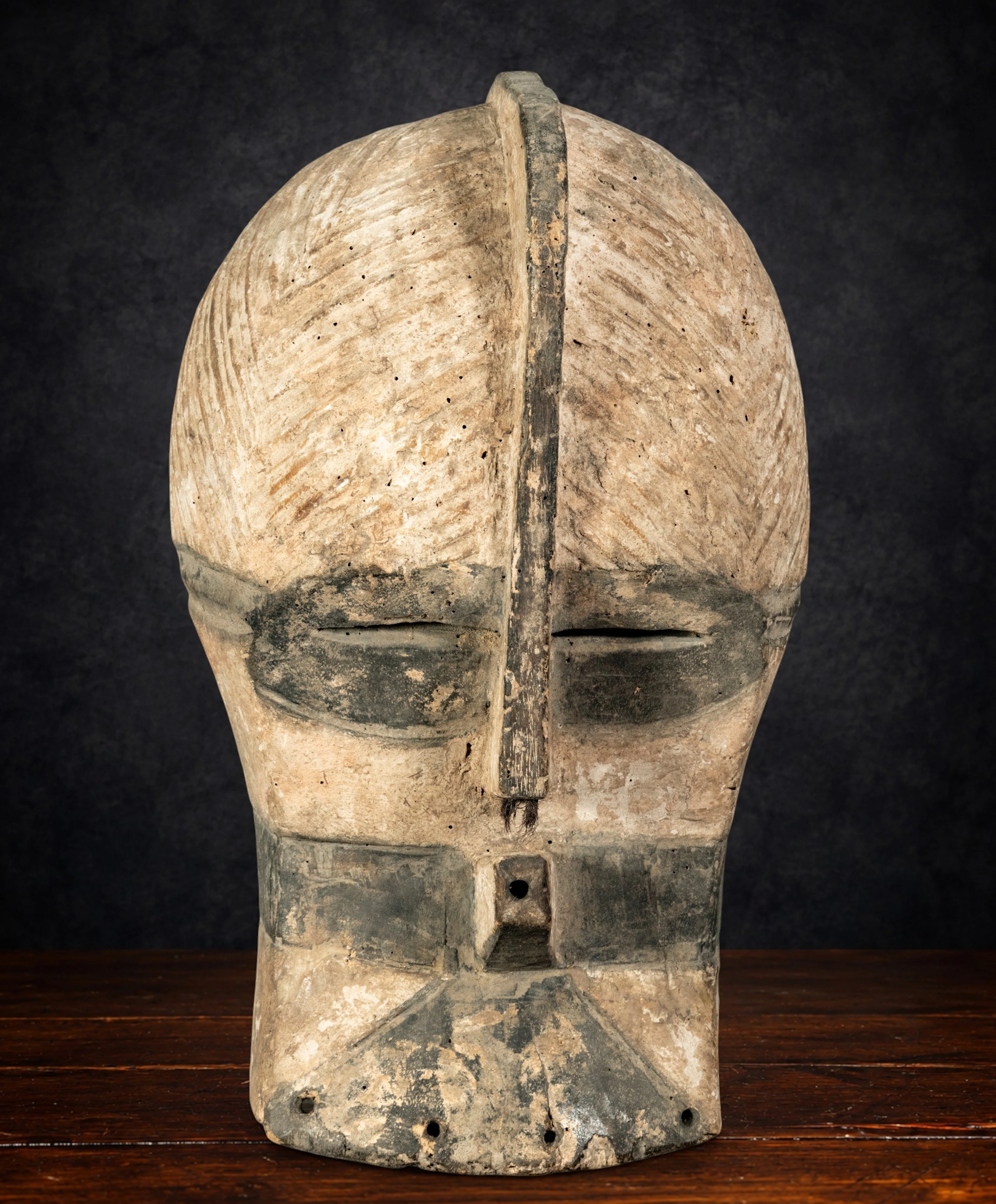 Very Large Kifwebe Songye Mask - DRC - African Art - Late 19th Century
