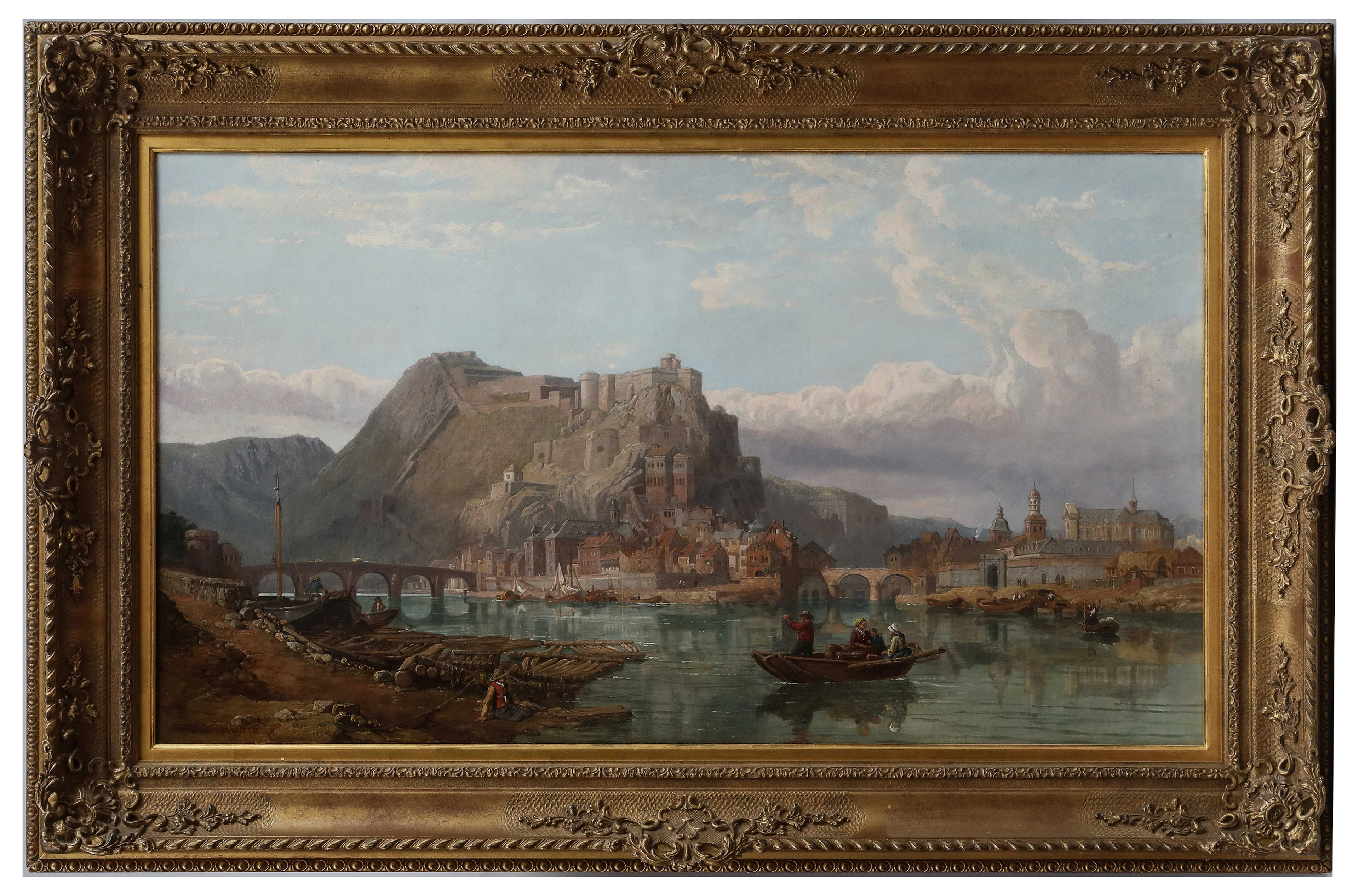 George Clarkson Stanfield (1828-1878). Italian Lake Scene