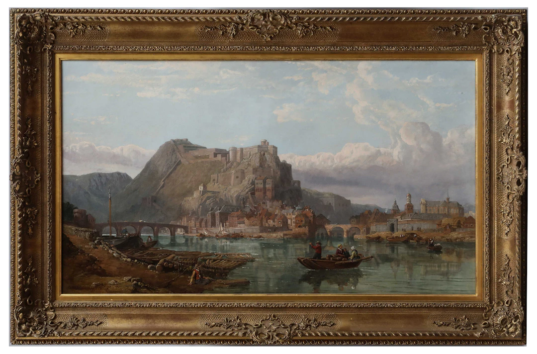 George Clarkson Stanfield (1828-1878). Italian Lake Scene
