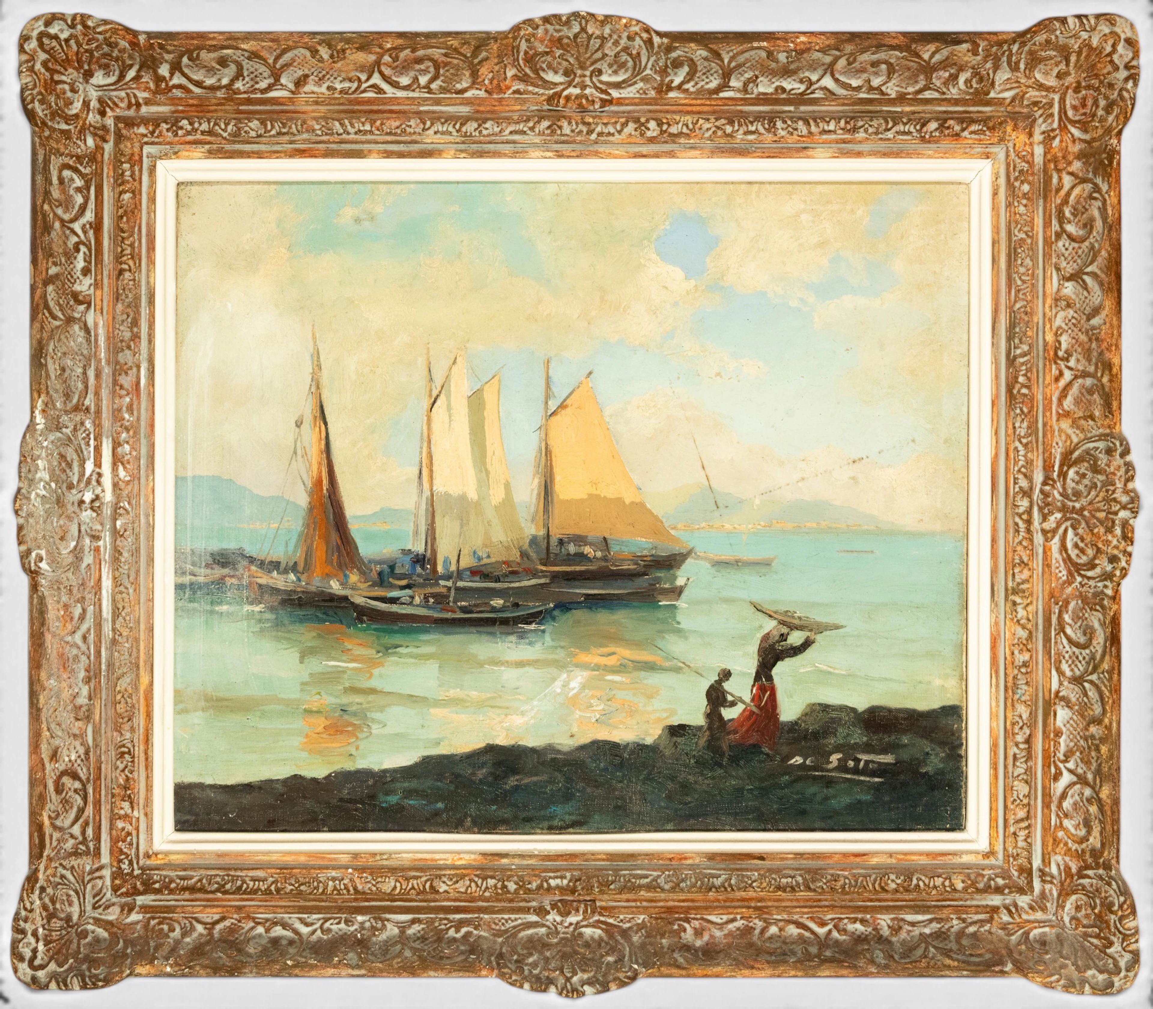 "FISHING IN BLANES" - FERNANDO DE SOTO