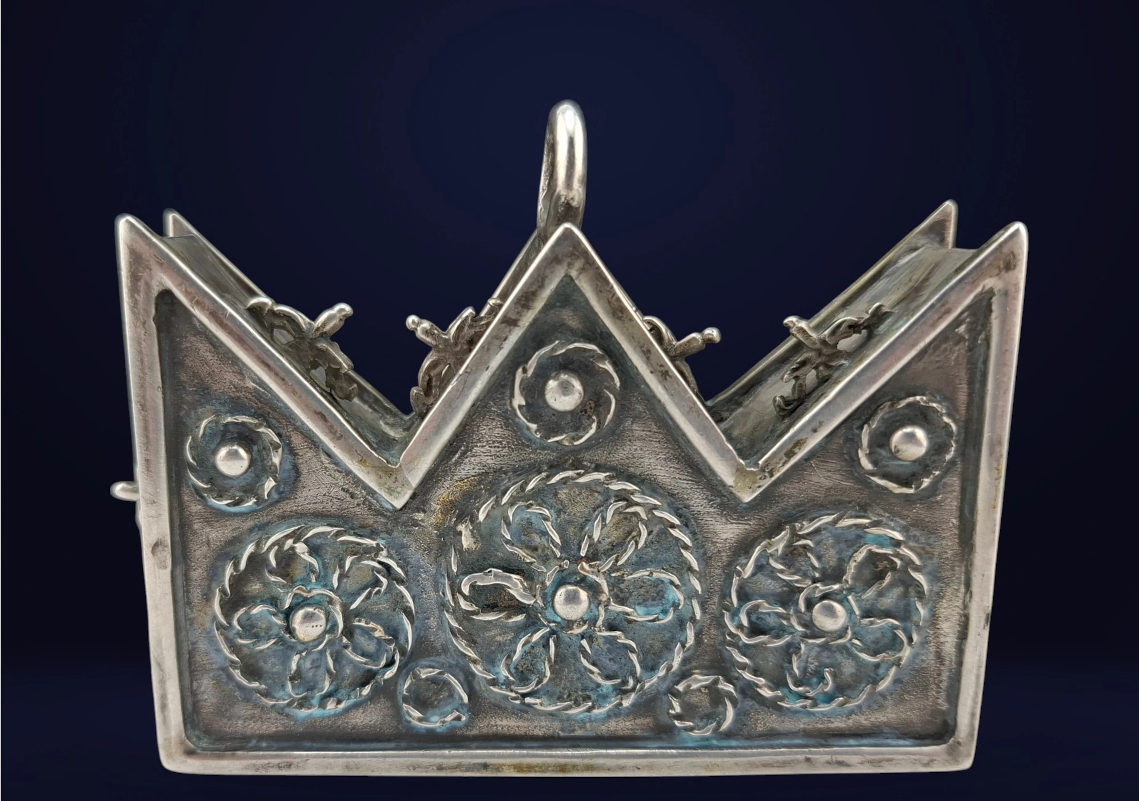 18th century silver reliquary pendant