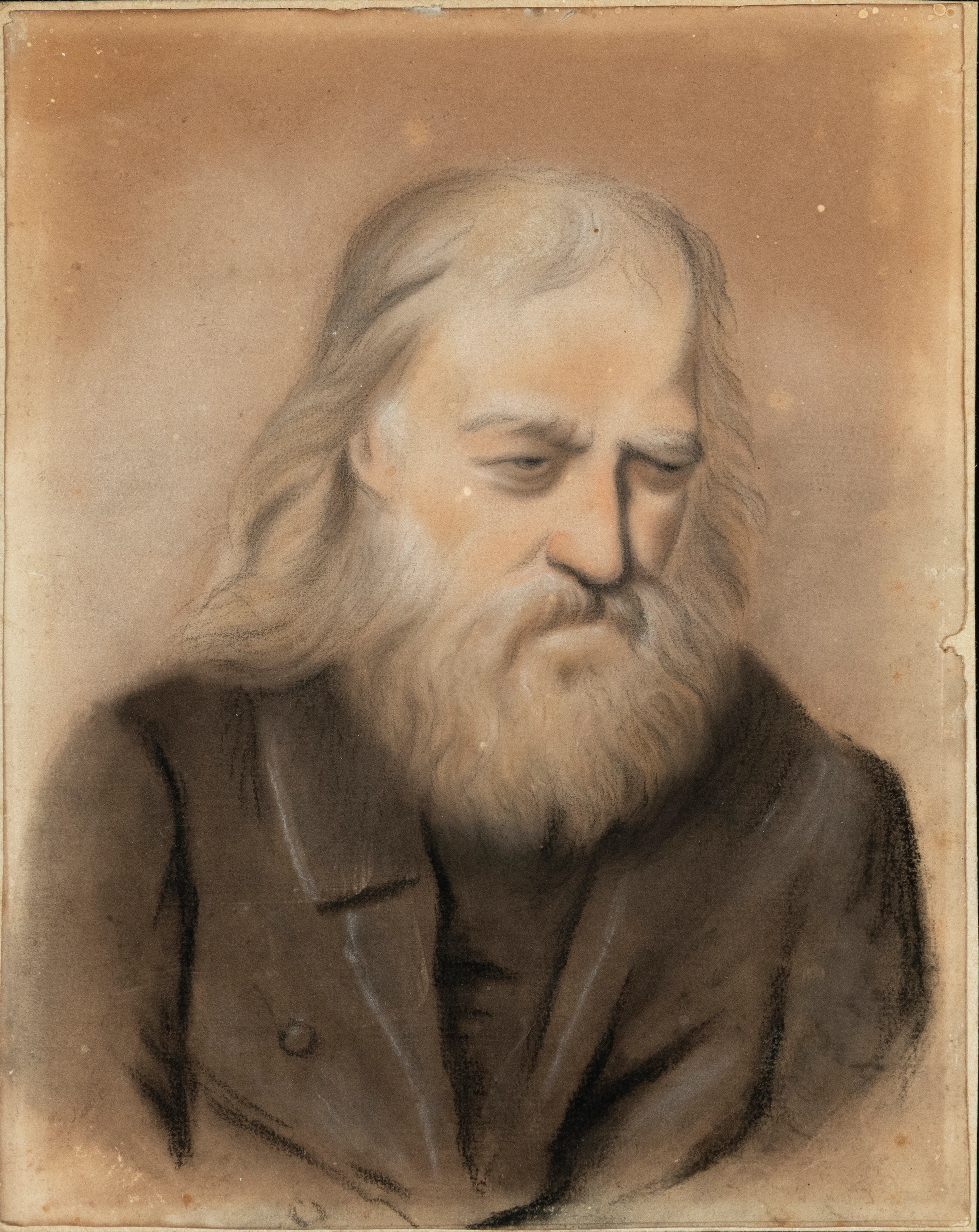 19th Century English School, Wax Portrait of Charles Darwin