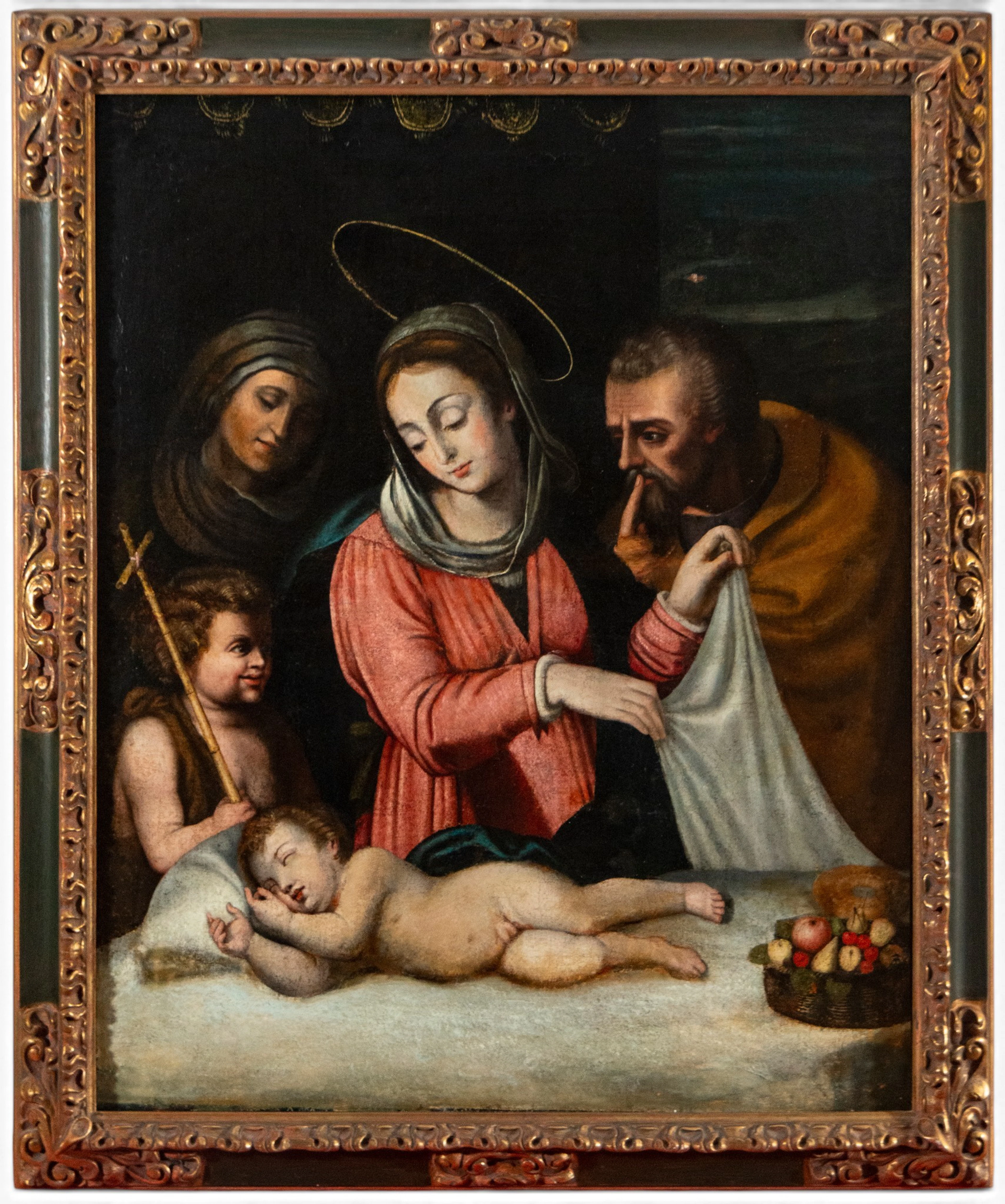 Nativity of the Child Jesus with the Virgin, Saint Joseph, Saint Elizabeth