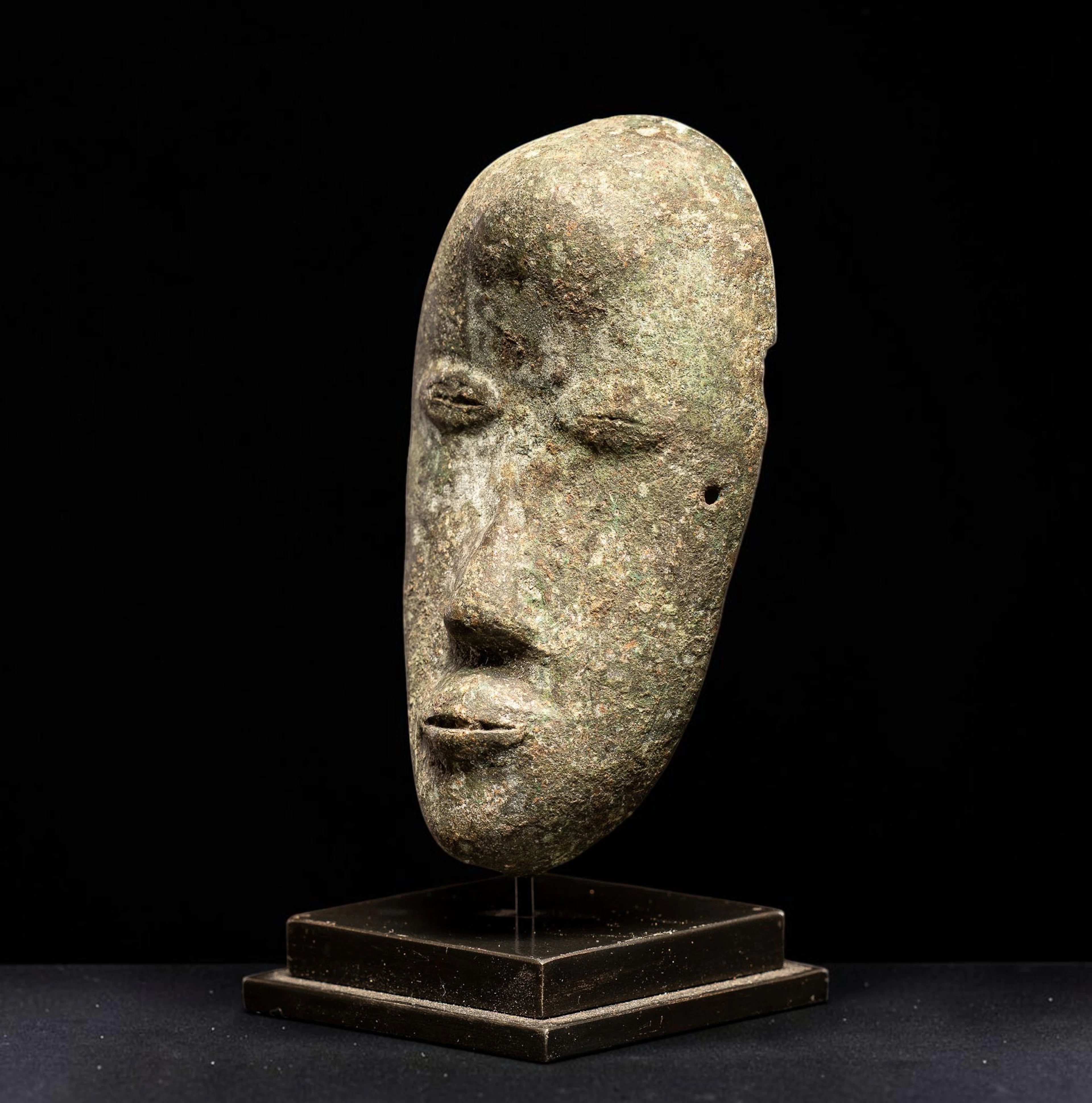 Metal mask, Dan, Ivory Coast, 19th-20th centuries