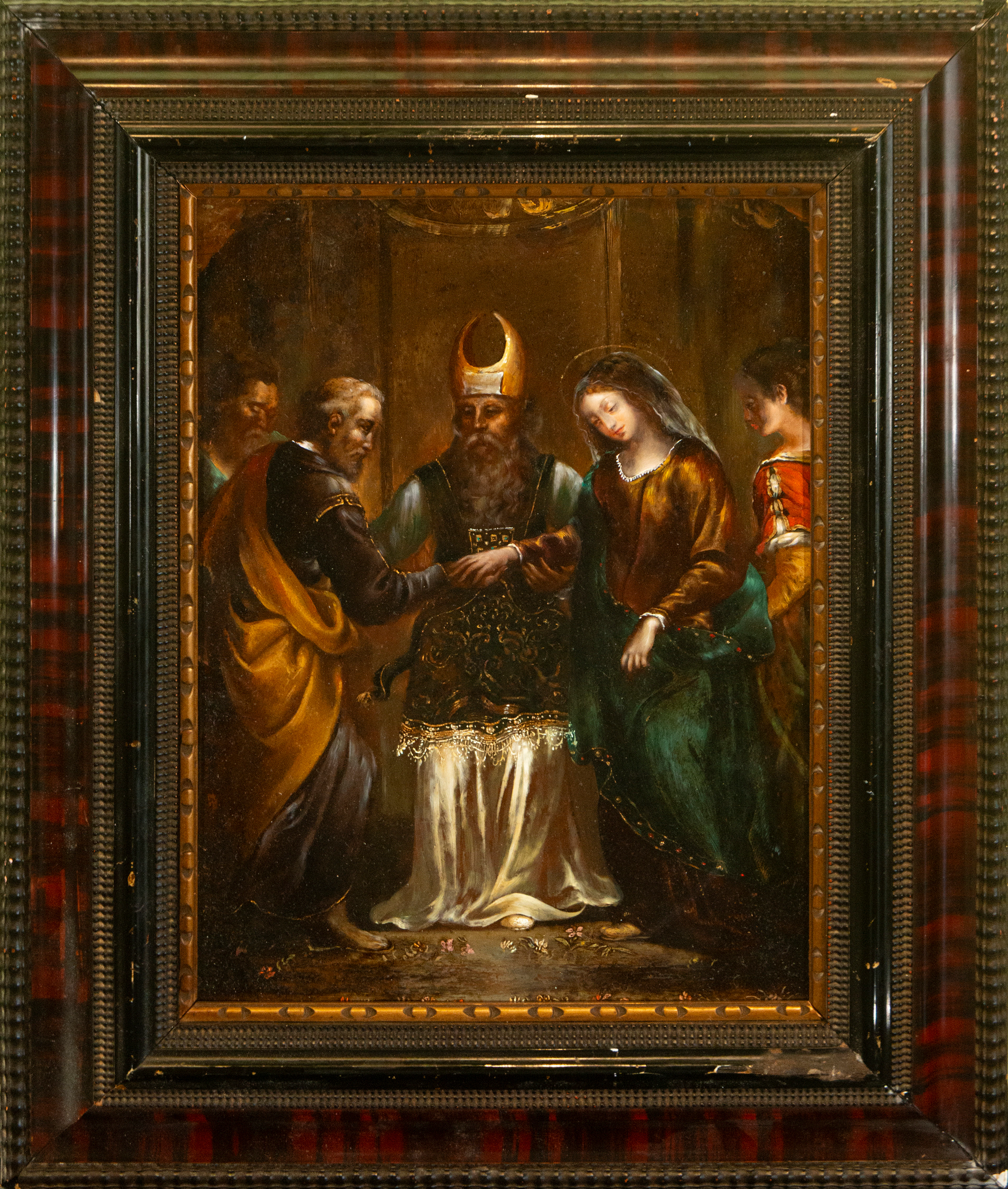 Marriage of the Virgin – Lombard Italian School of the 17th Century