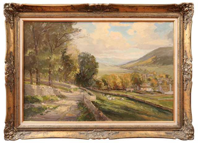 Oil on canvas - Gordon Clifford Barlow (1913-2005)