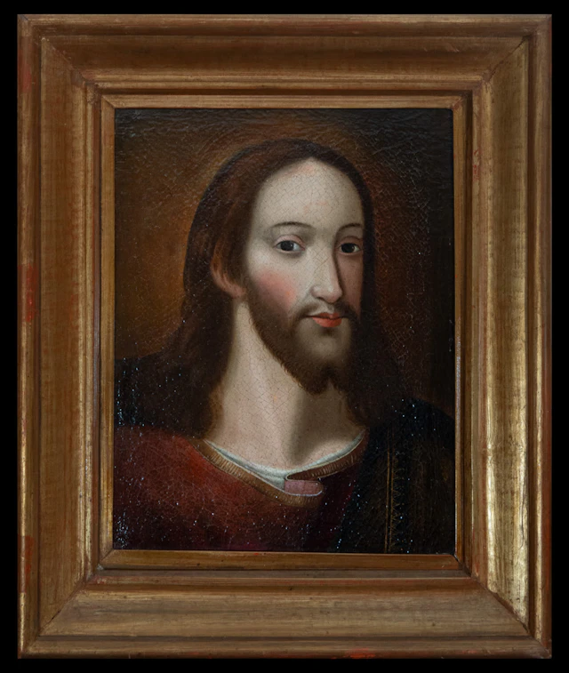 Bust of Christ, 17th century colonial school of Cuzco