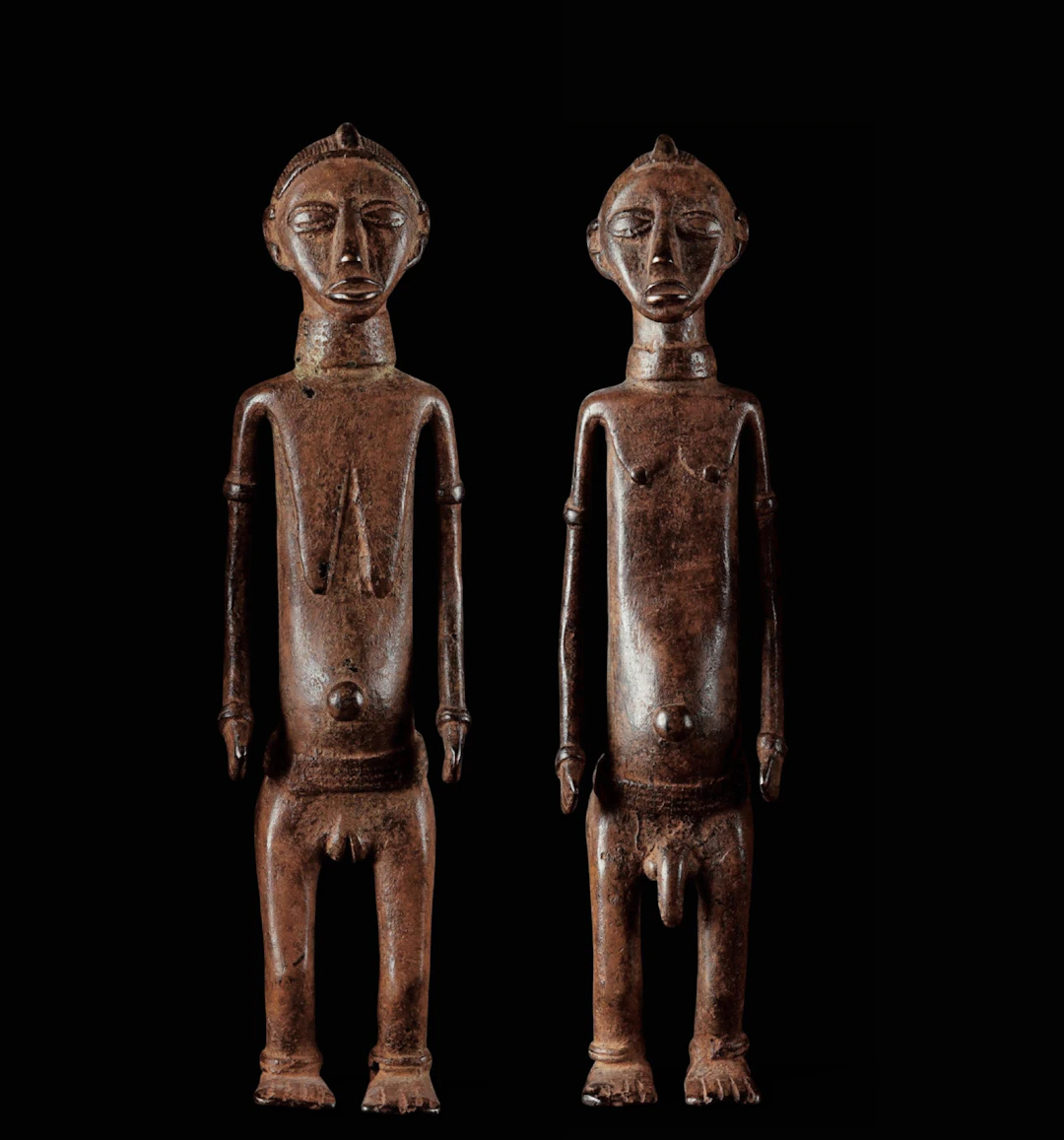 Ancestral couple, Lobi, Burkina Faso, 19th-20th centuries