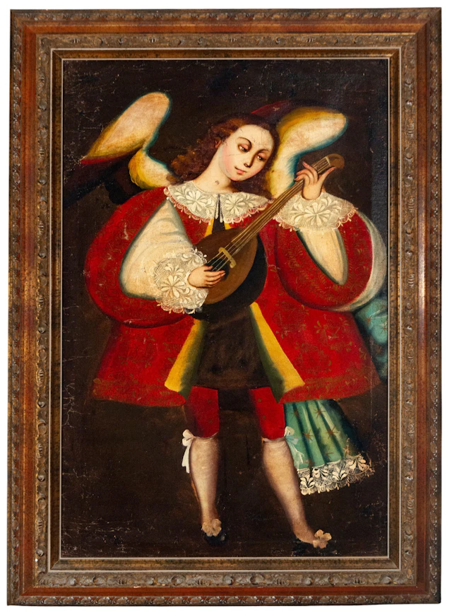 Archangel of Cuzco tradition – Cuzco colonial school – 20th century