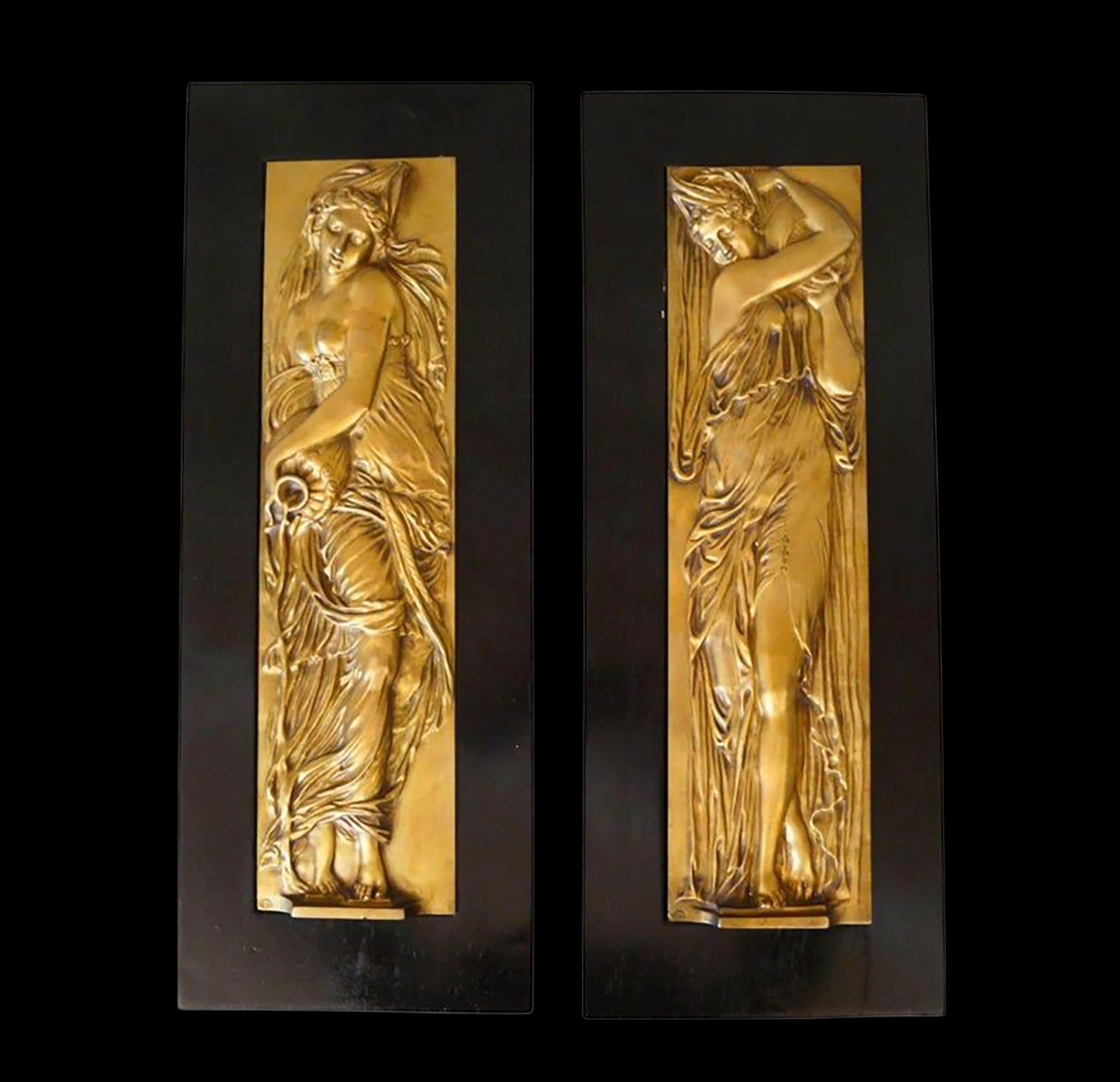 "Les Nymphes de la Fontaine" Art Deco Bronze Sculpture