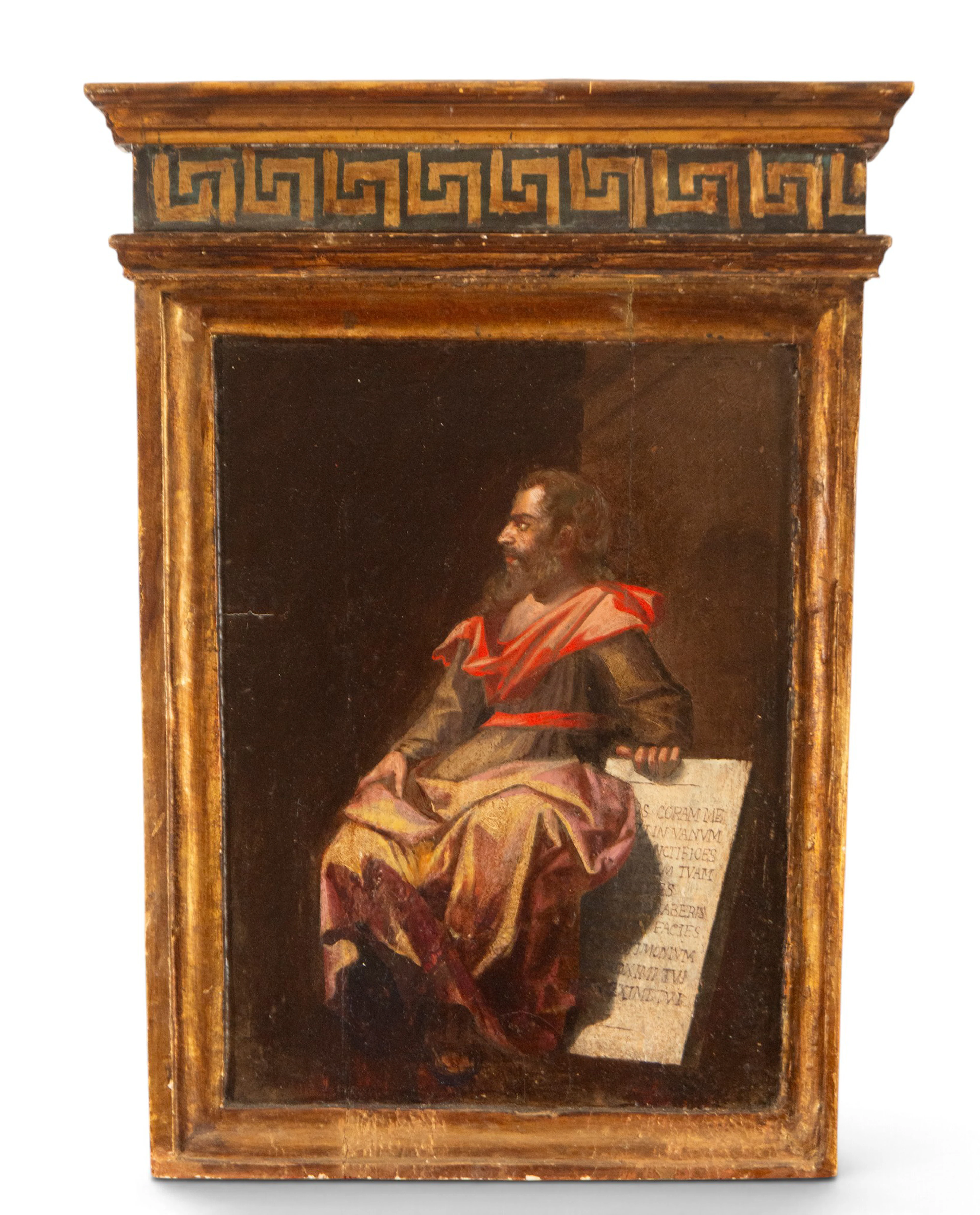 Saint Doctor of the Church with book – Spanish School – 17th century
