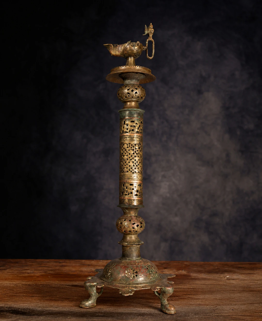 Exceptional 13th Century Islamic Oil Lamp