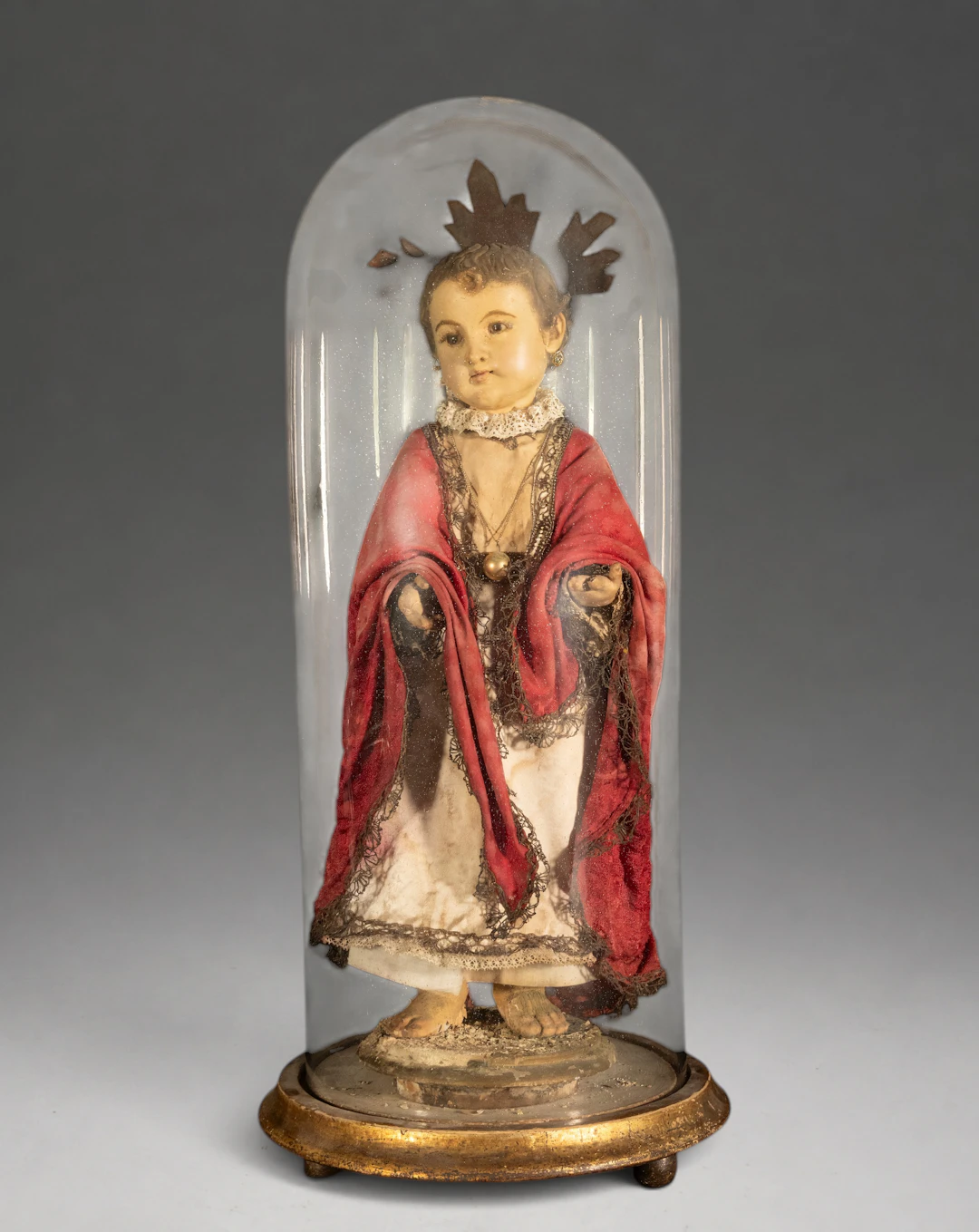 19th Century Dressed Baby Jesus (In a Lantern)