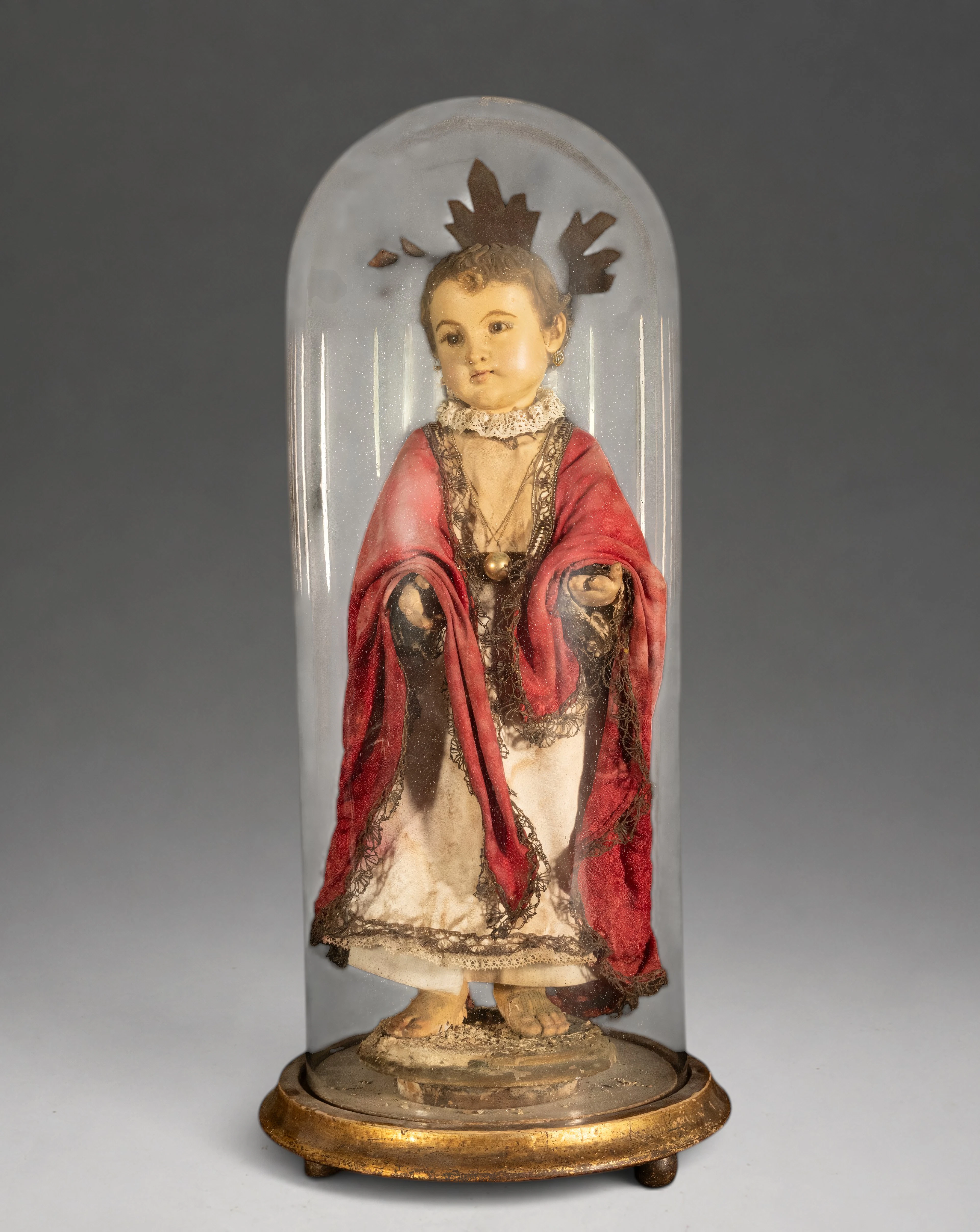 19th Century Dressed Baby Jesus (In a Lantern)