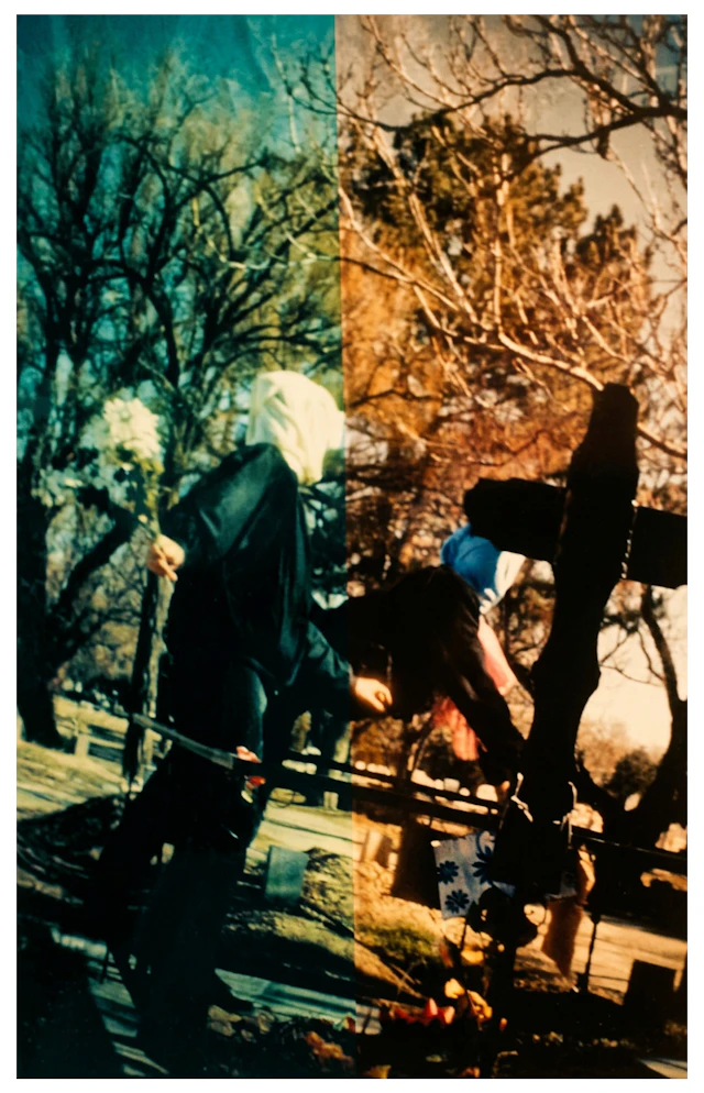 NORTH AMERICAN SCHOOL. 20TH CENTURY. Figures in the Garden, 2000