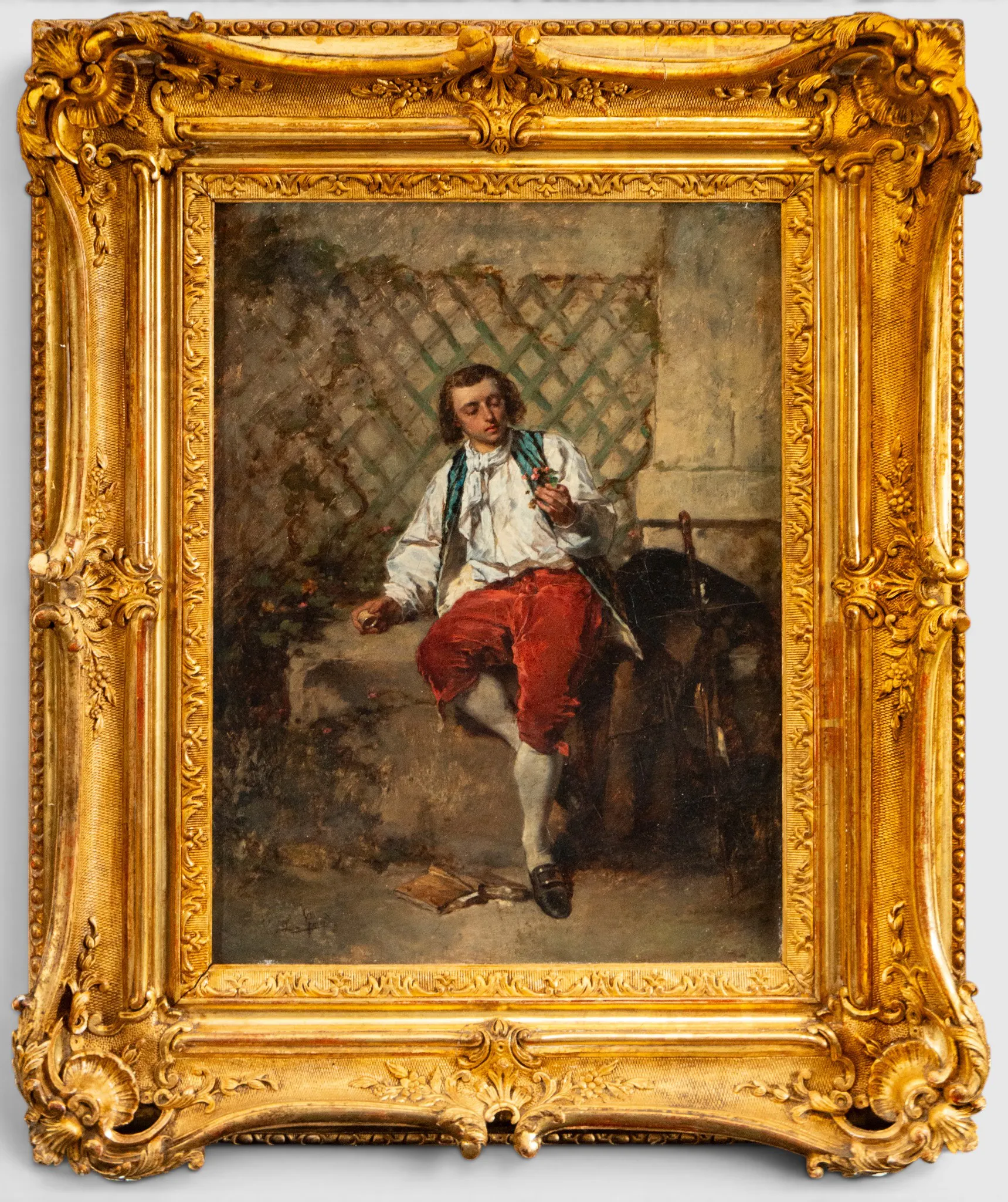 Featured Lot - "The Poet", EDUARDO LEÓN GARRIDO (Madrid, 1856-Caen, 1949)