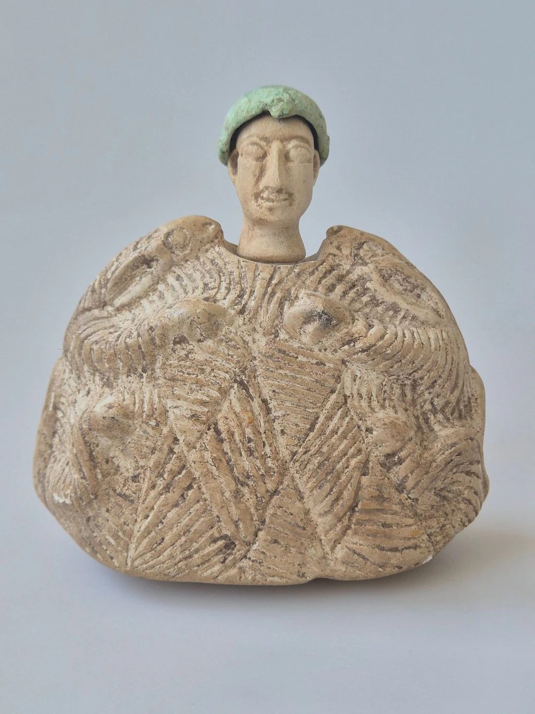 Bactrian Composite Stone Idol, Bactria, late 3rd–early 2nd millennium BC.