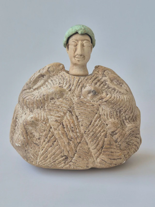 Bactrian Composite Stone Idol, Bactria, late 3rd–early 2nd millennium BC.