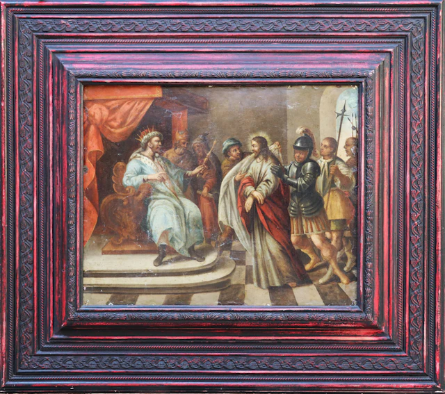 Christ before Herod, 17th century Flemish school