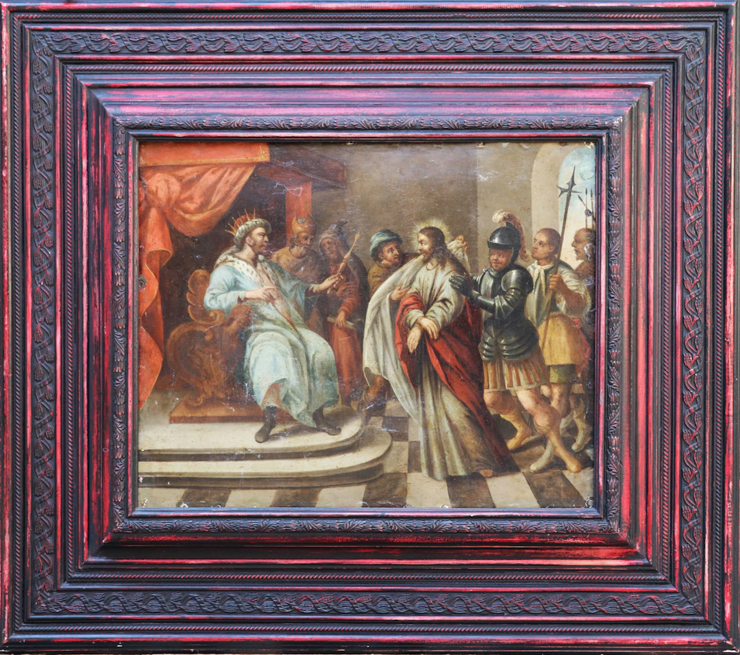 Christ before Herod, 17th century Flemish school