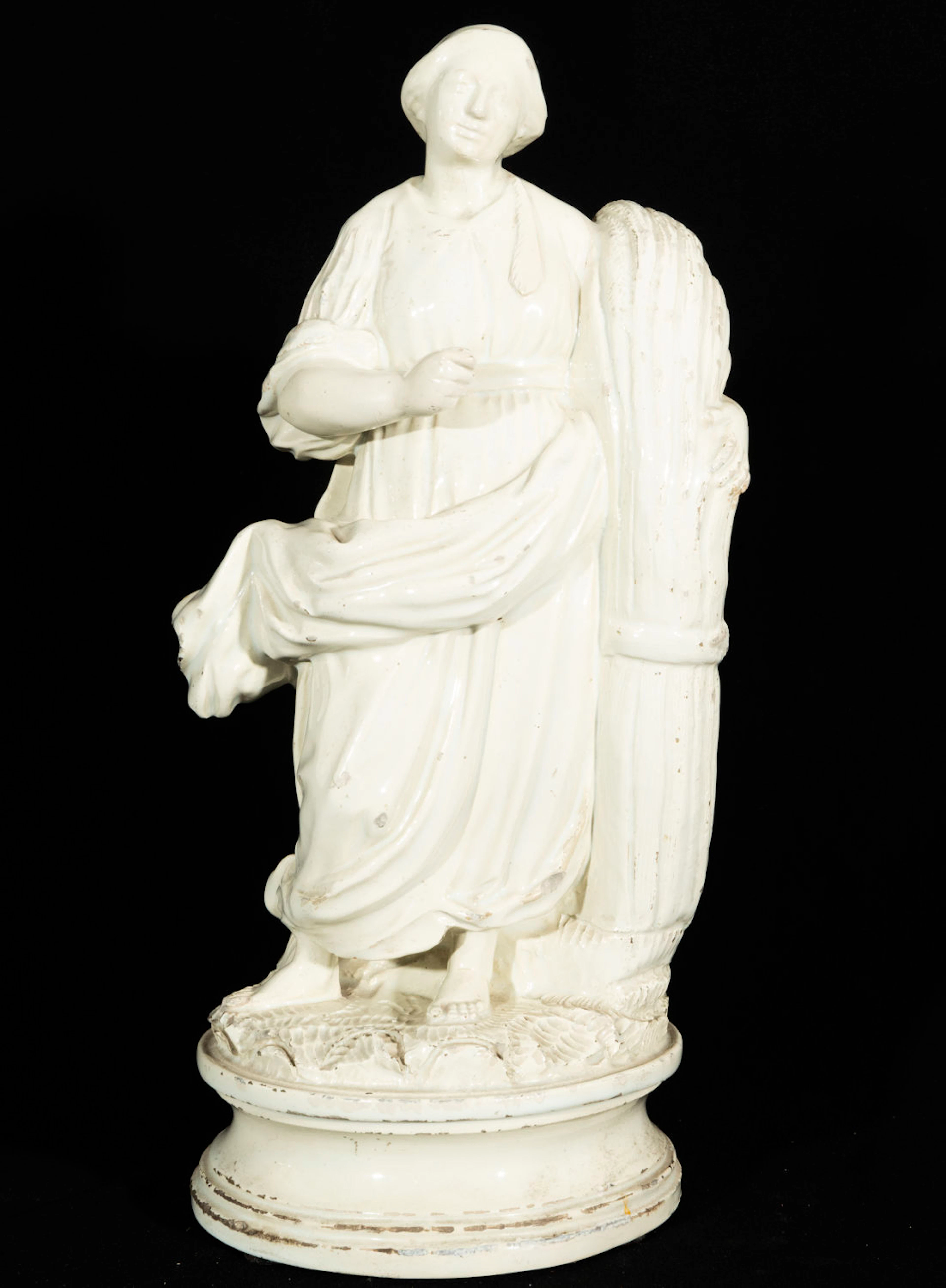 Goddess Ceres or Allegory of Summer - Alcora figure from the late