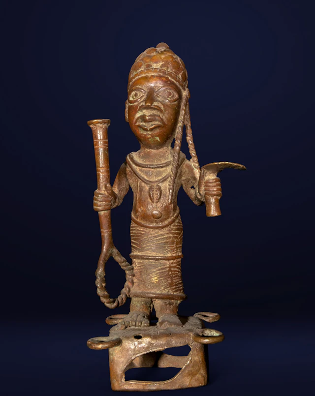 African Bronze Figure. African School. 19th Century