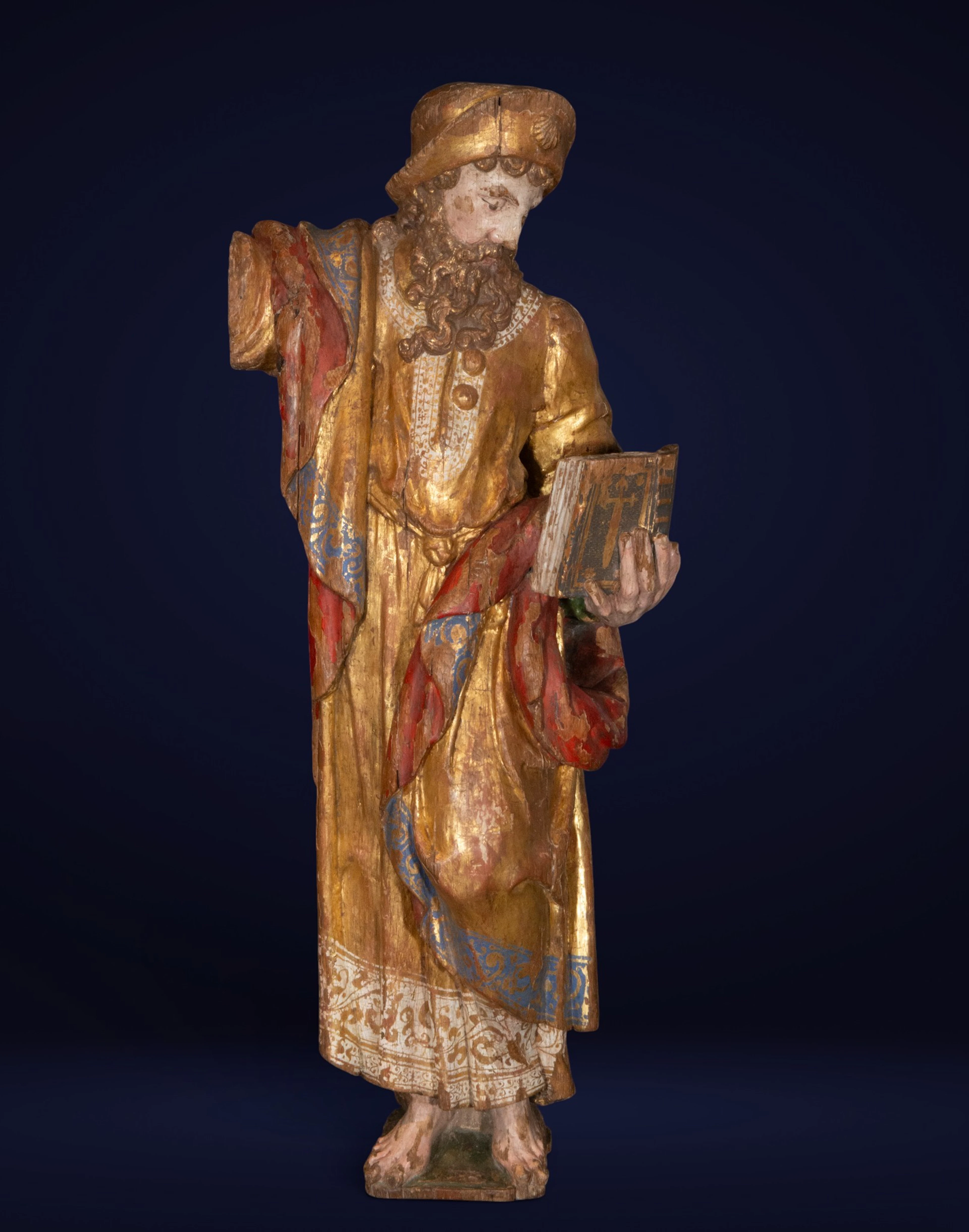 IMPORTANT WOODEN ST. JAMES THE APOSTLE - 16th Century Romanist School