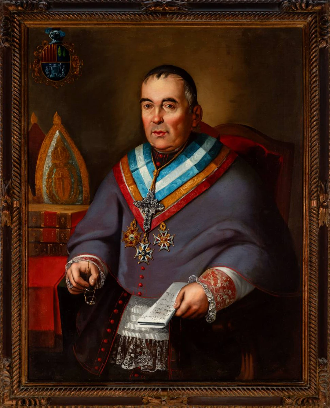 MANNER OF VICENTE LÓPEZ PORTAÑA - “Portrait of Antonio Allué y Sessé”.