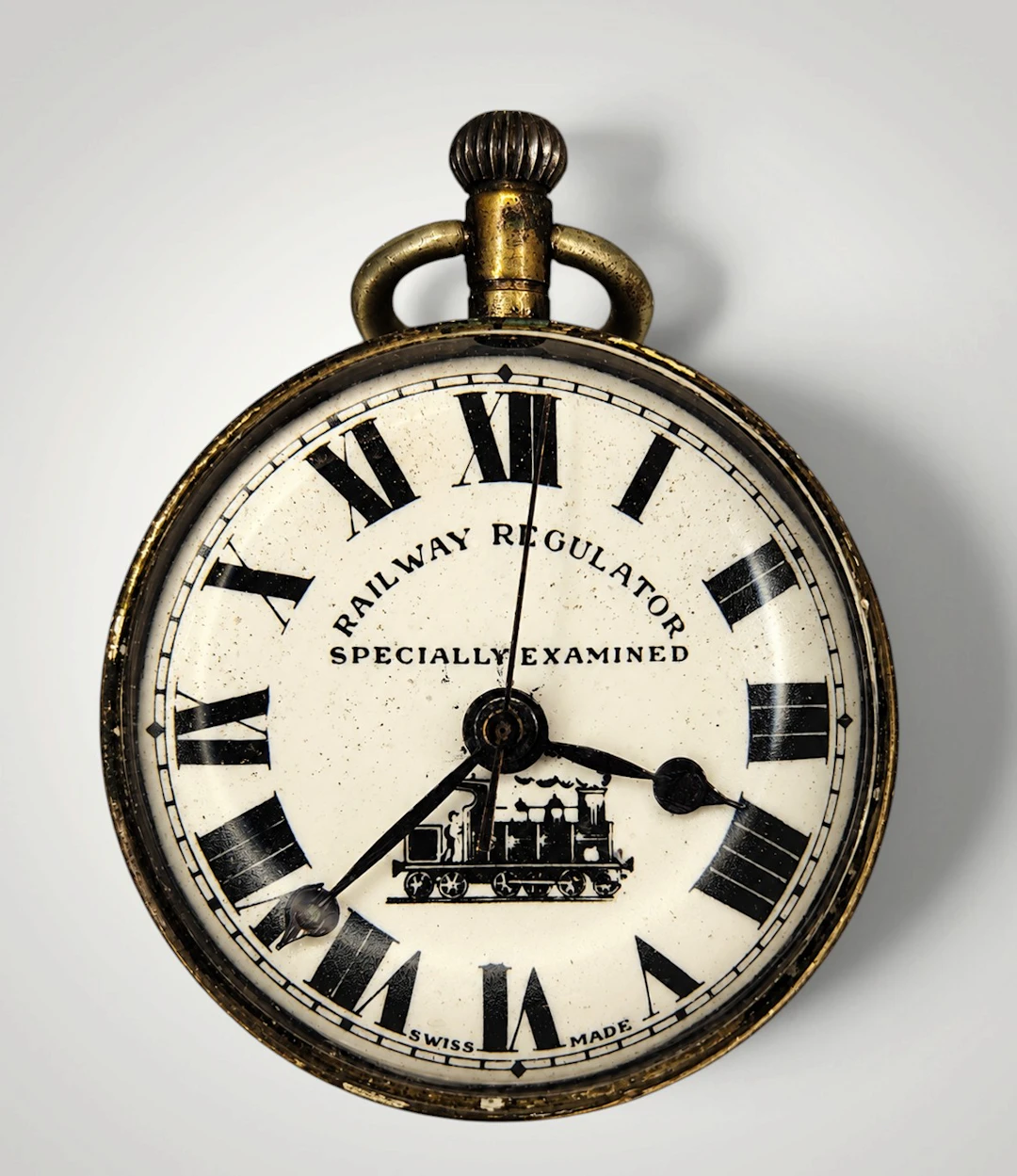 Reloj de Ferroviario del siglo XIX