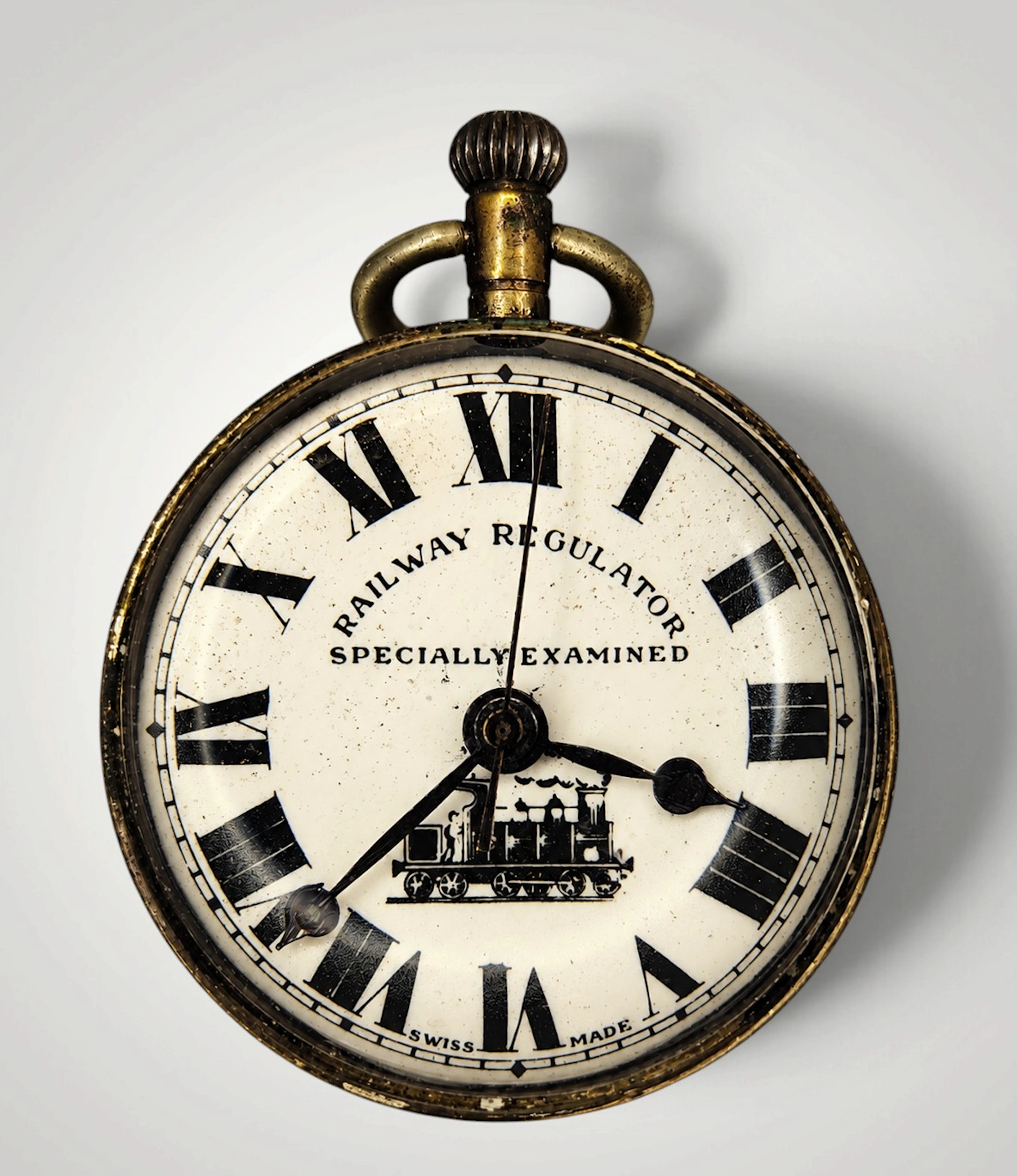 Reloj de Ferroviario del siglo XIX