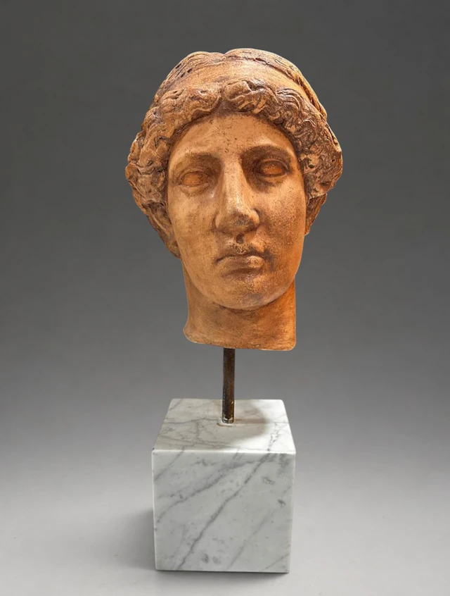 Head of Athena Lemnian, after Phidias – Italian School – 21st century