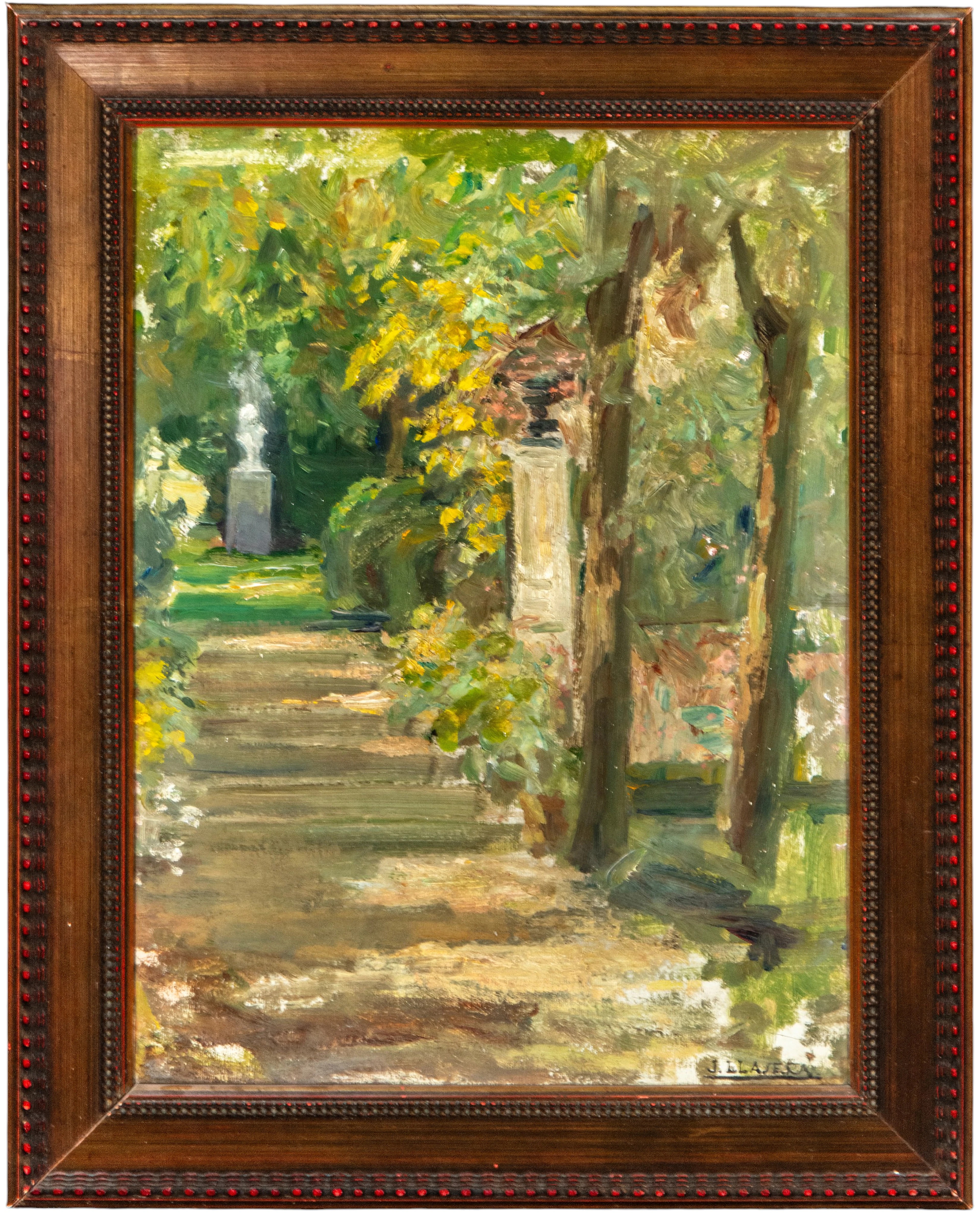 Landscape, signed "J. Llasera" – Spanish School – 20th century