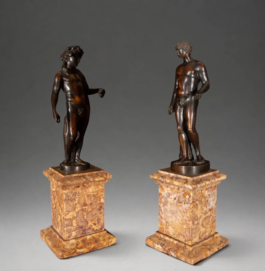 Bacchus and Antinous – Grand Tour Italian School – 18th century