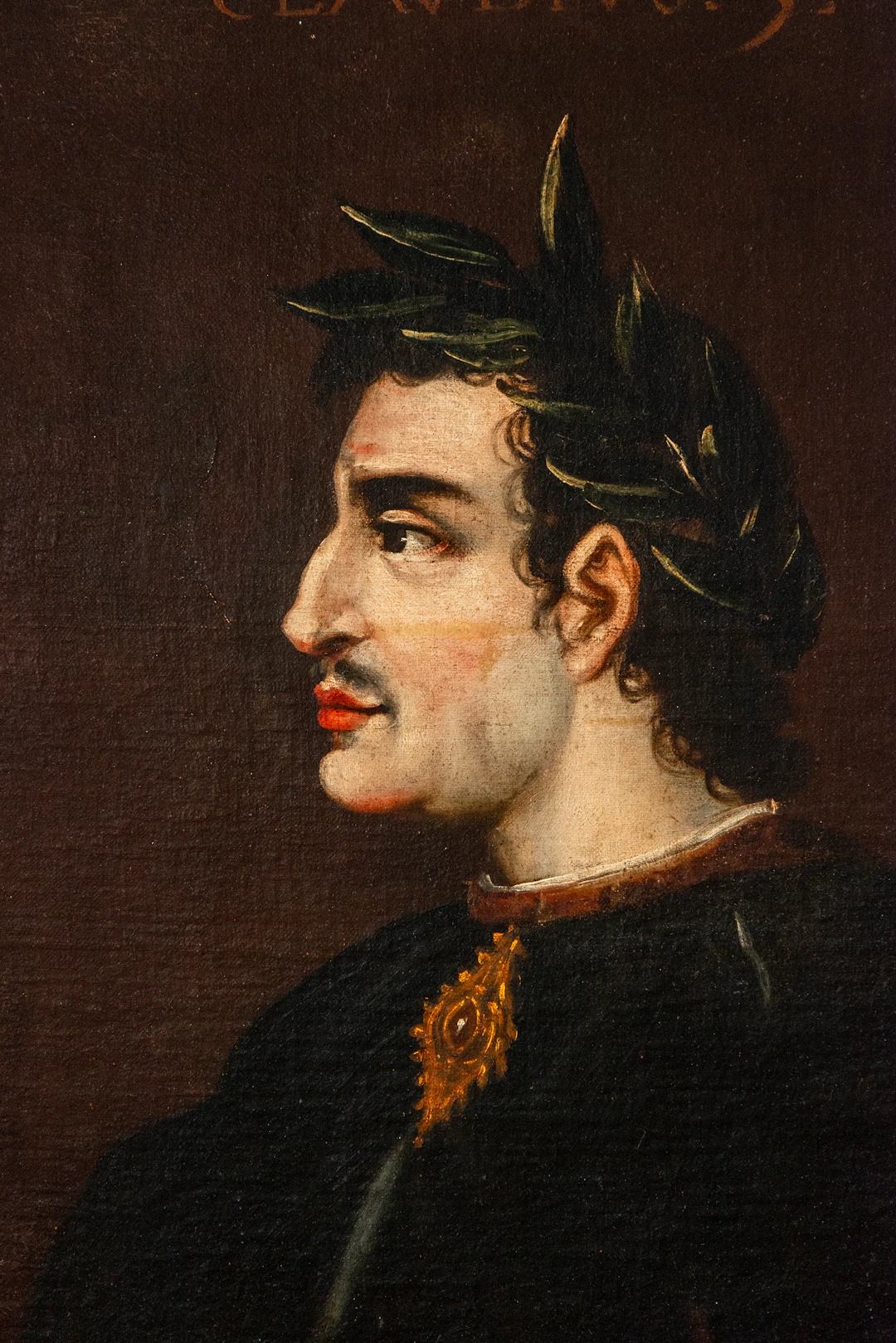 Portrait of a Roman Emperor, school/style of Bernardino Campi, 16th century