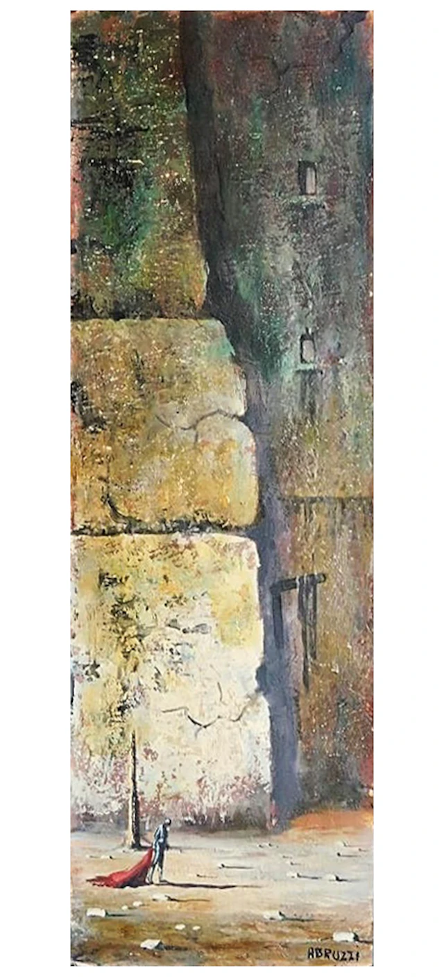 HAROLD C. STEPHENSON, OHIO 1908. ABRUZZI. LARGE SIGNED ORIGINAL OIL PAINTING