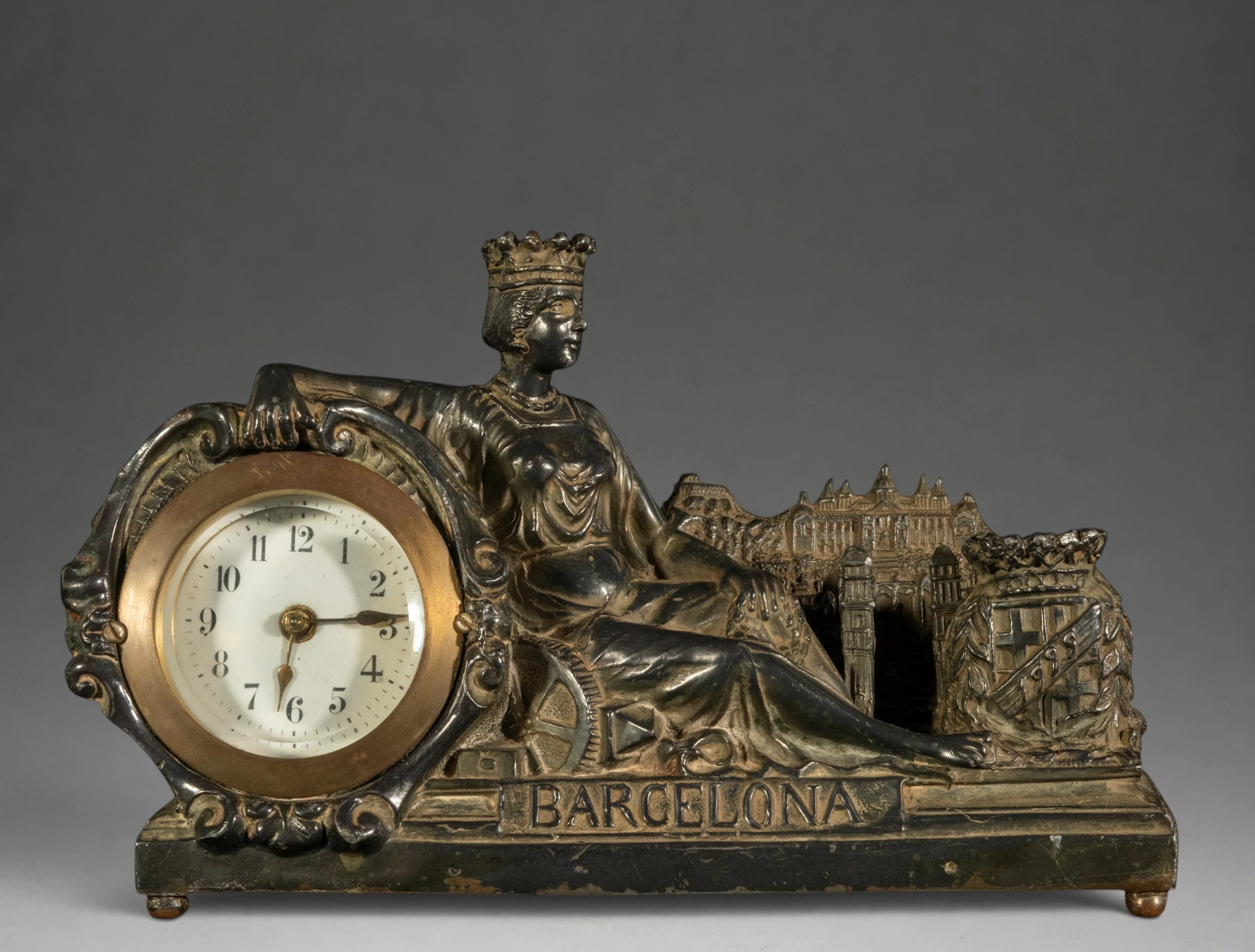 Wind-up clock from Expo Barcelona 1929