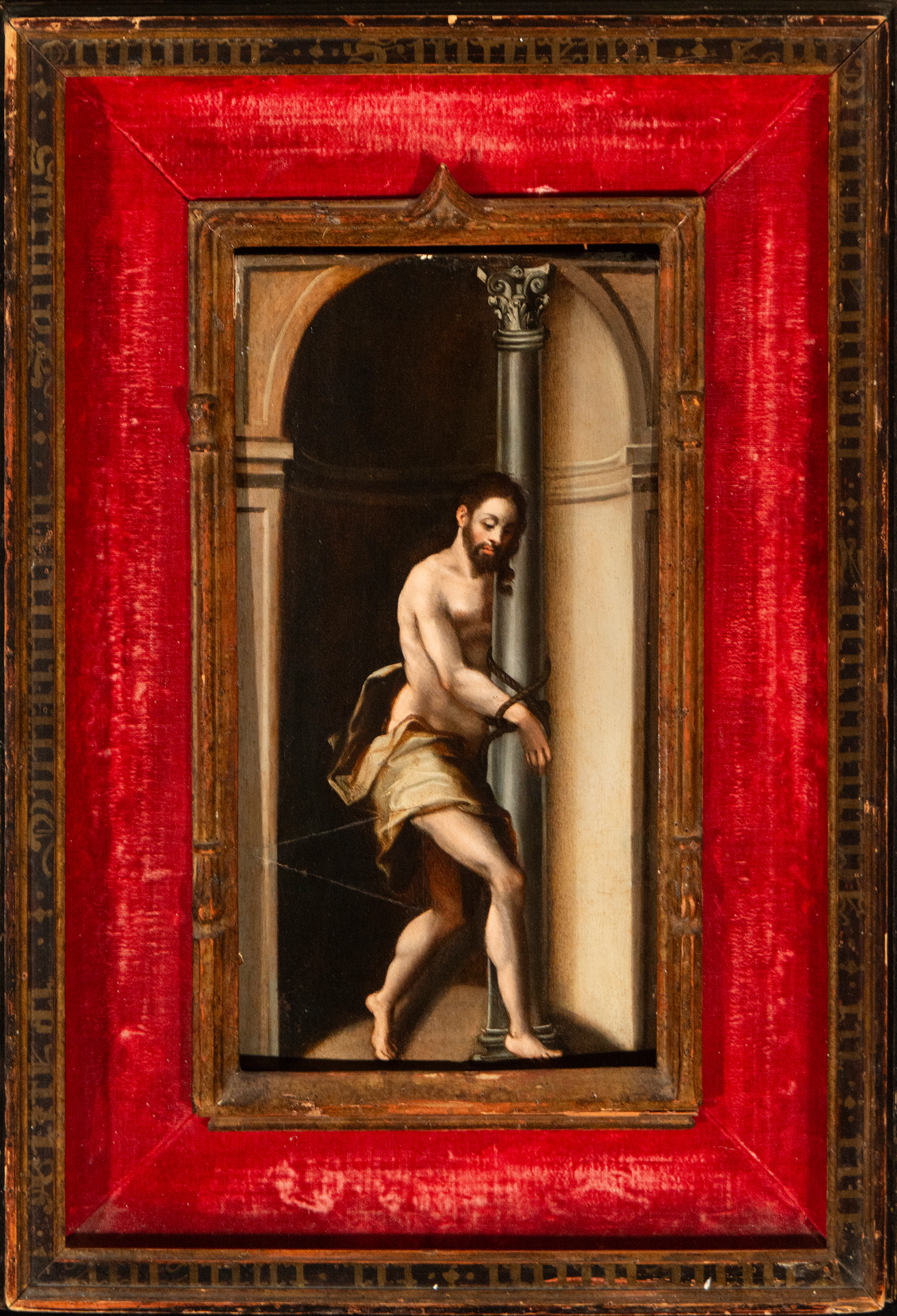 Christ tied to the column – Castilian School – 16th century