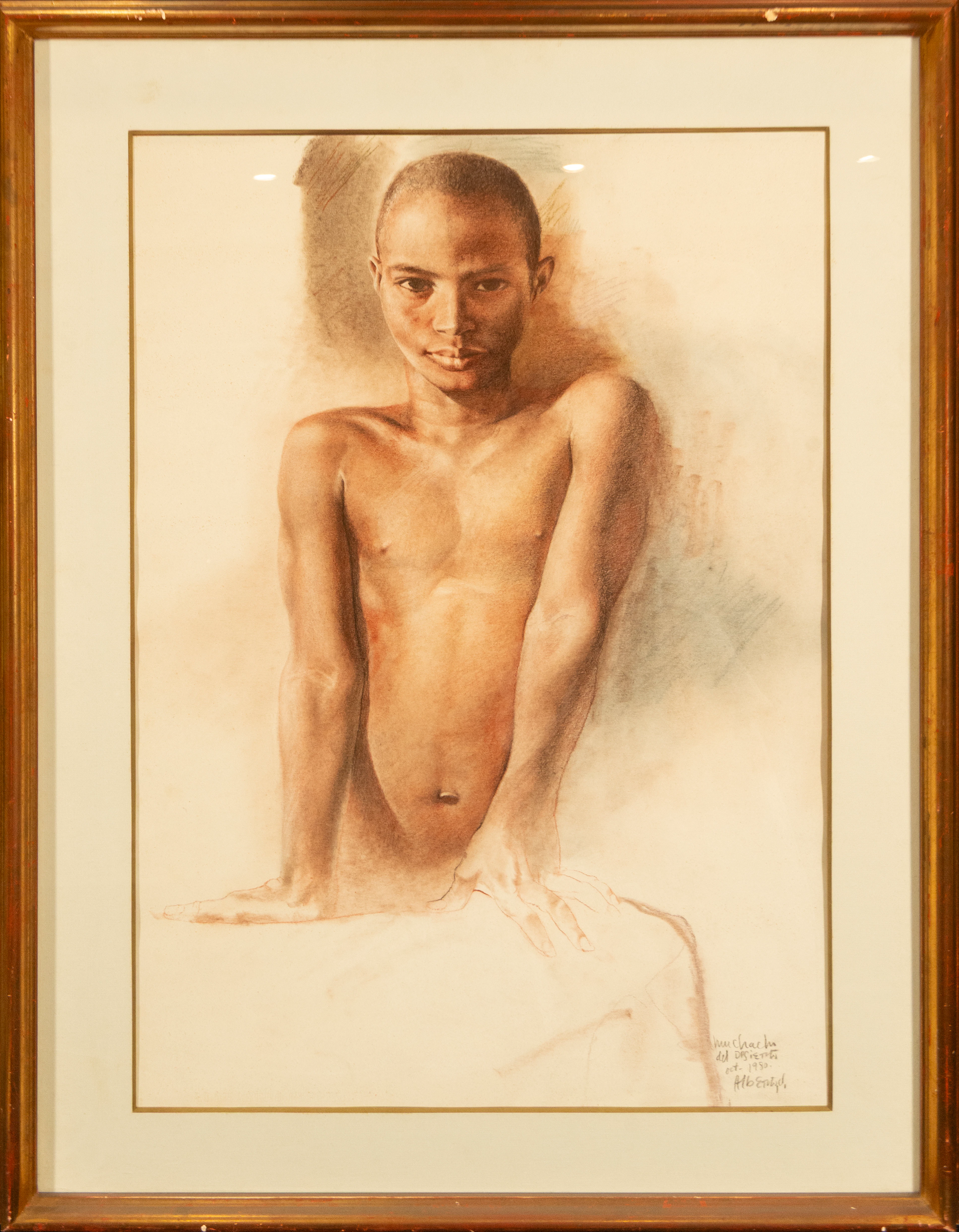 Girl from the District, signed, Spanish School, 20th Century