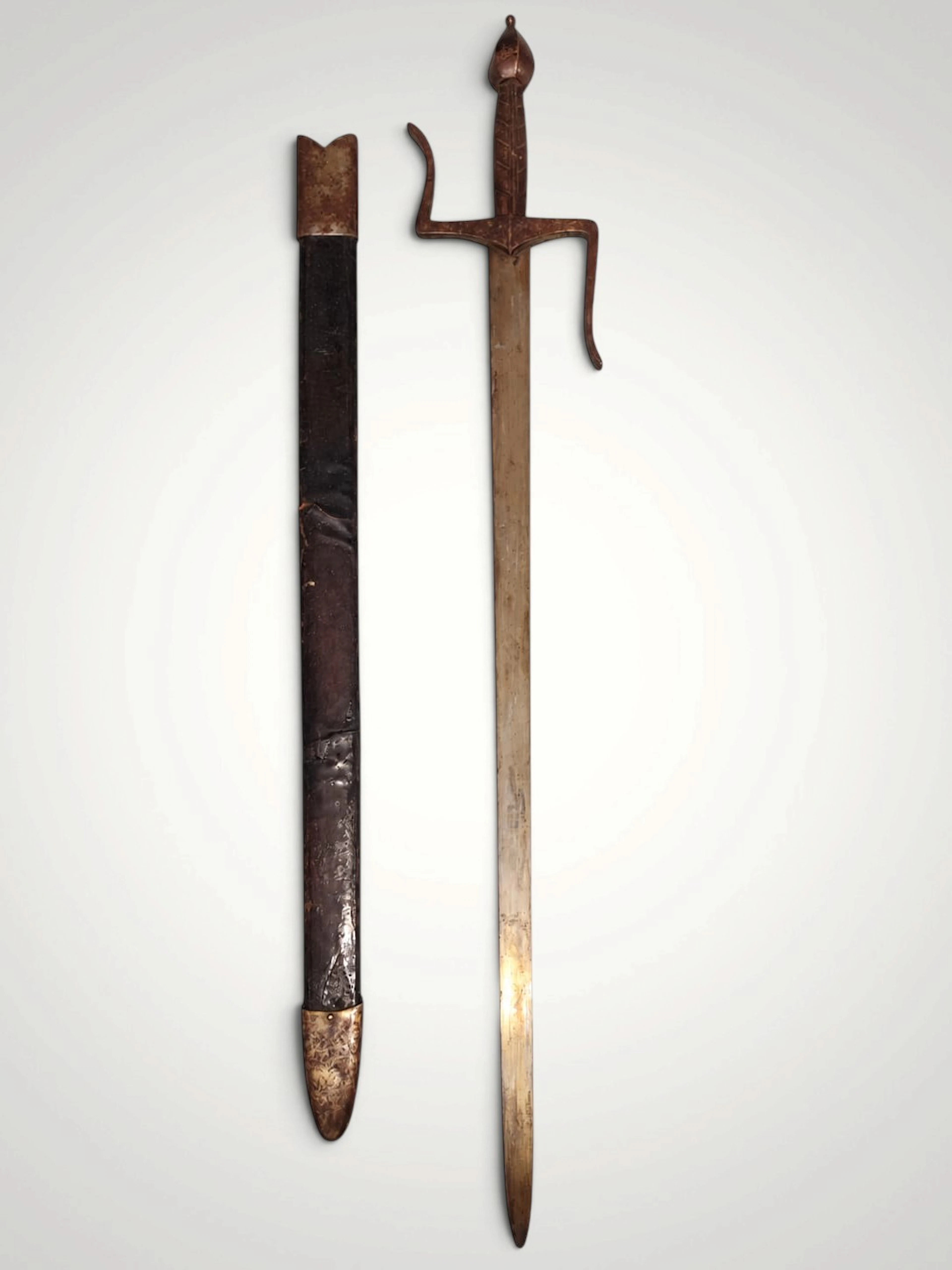 Medieval Style Sword in steel, late 19th C