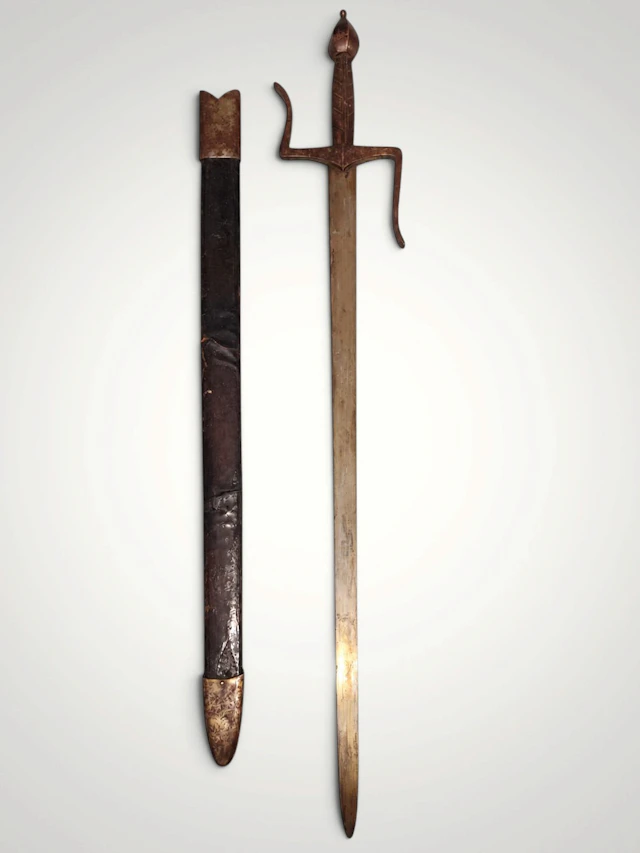 Medieval Style Sword in steel, late 19th C